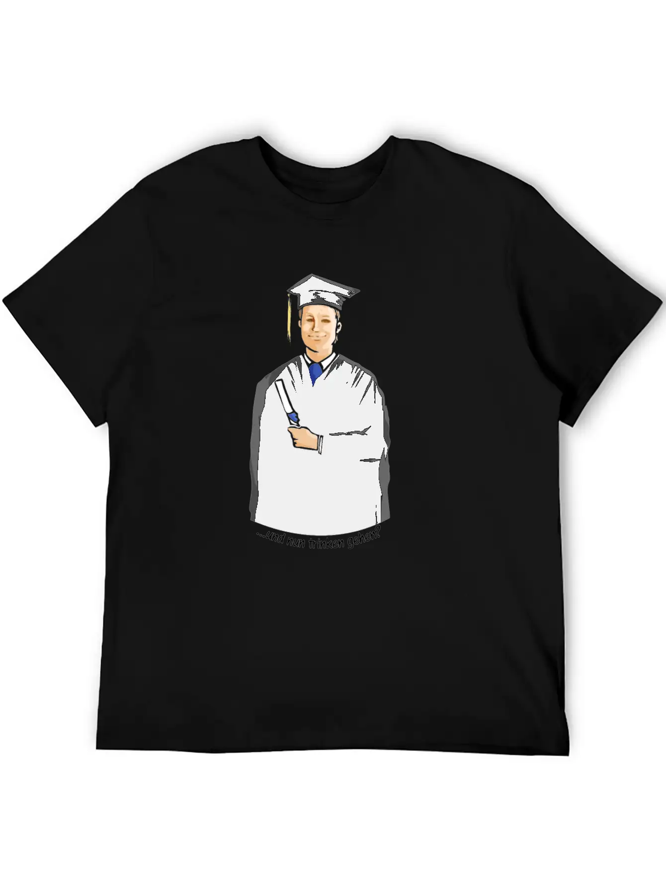 Drinking After Graduation Studies Finally Done Unisex Casual T-Shirt – Clean Design For Daily Comfort