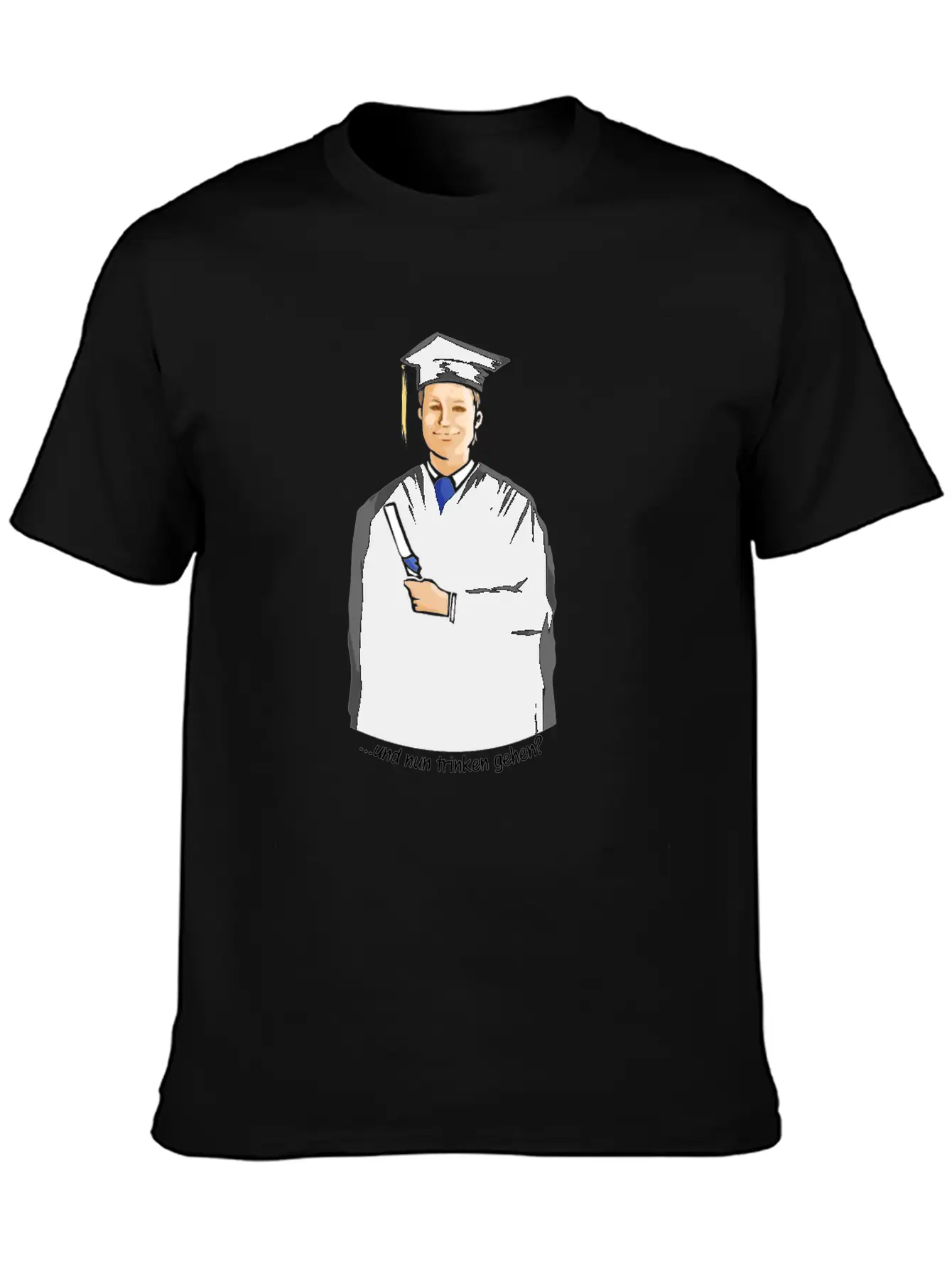 Drinking After Graduation Studies Finally Done Unisex Casual T-Shirt – Clean Design For Daily Comfort