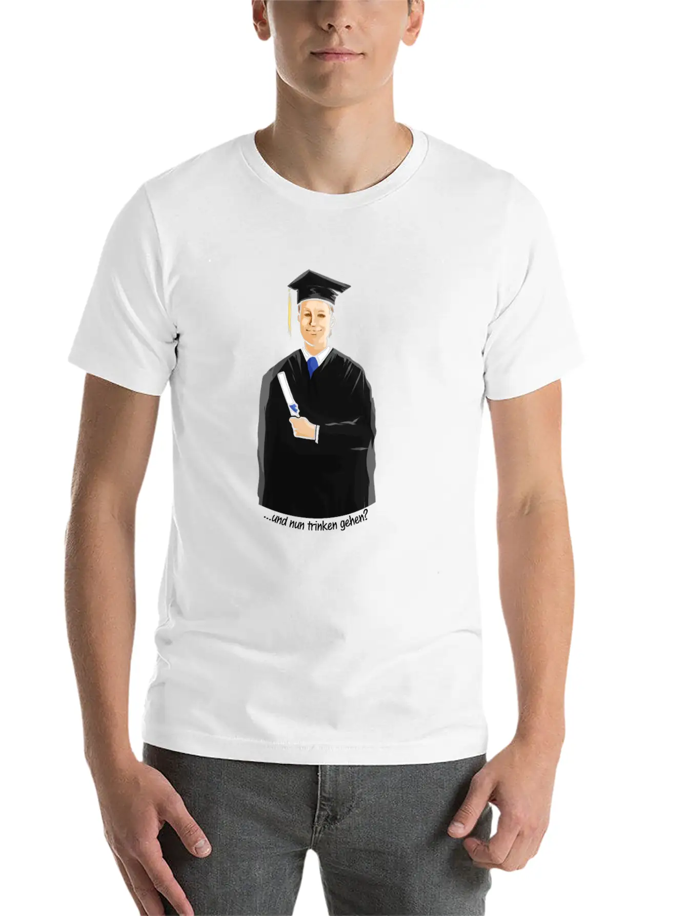 Drinking After Graduation Studies Finally Done Unisex Casual T-Shirt – Clean Design For Daily Comfort