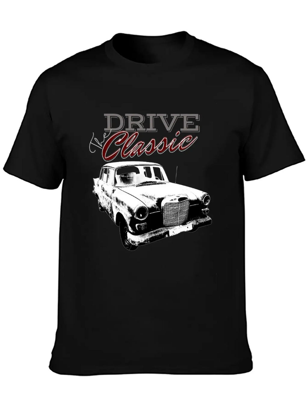 DRIVE The Classic Classic Cotton Tee – Unisex Comfort For Any Season