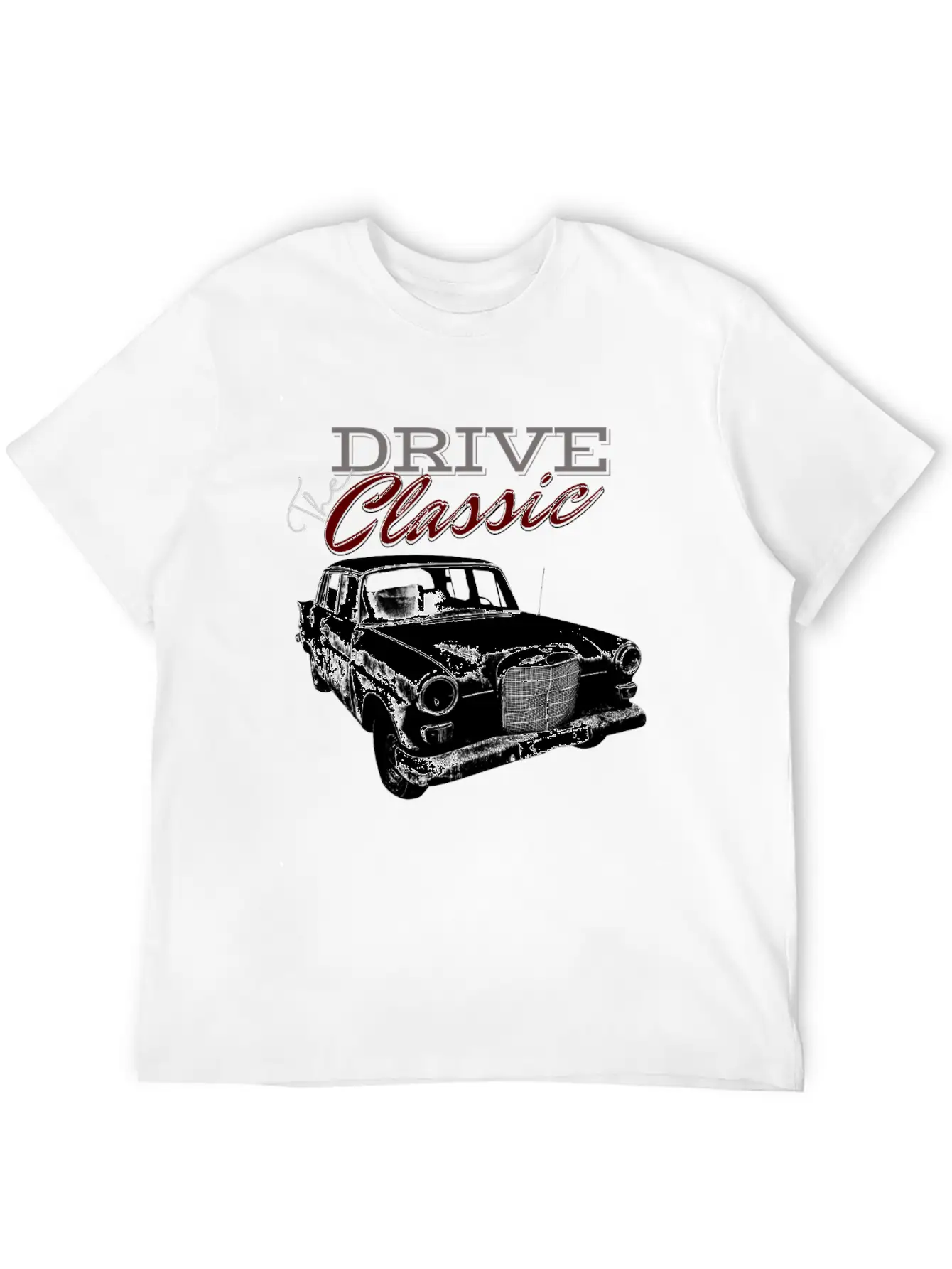 DRIVE The Classic Classic Cotton Tee – Unisex Comfort For Any Season