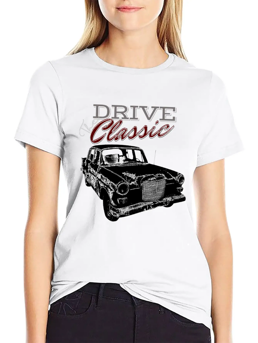 DRIVE The Classic Classic Cotton Tee – Unisex Comfort For Any Season