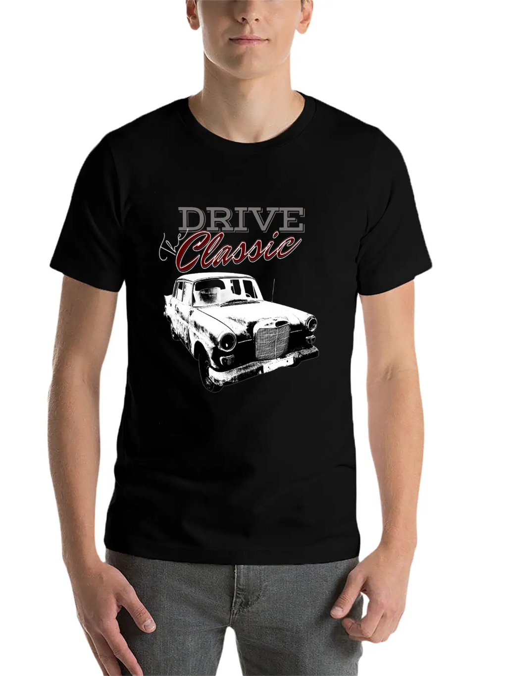 DRIVE The Classic Classic Cotton Tee – Unisex Comfort For Any Season