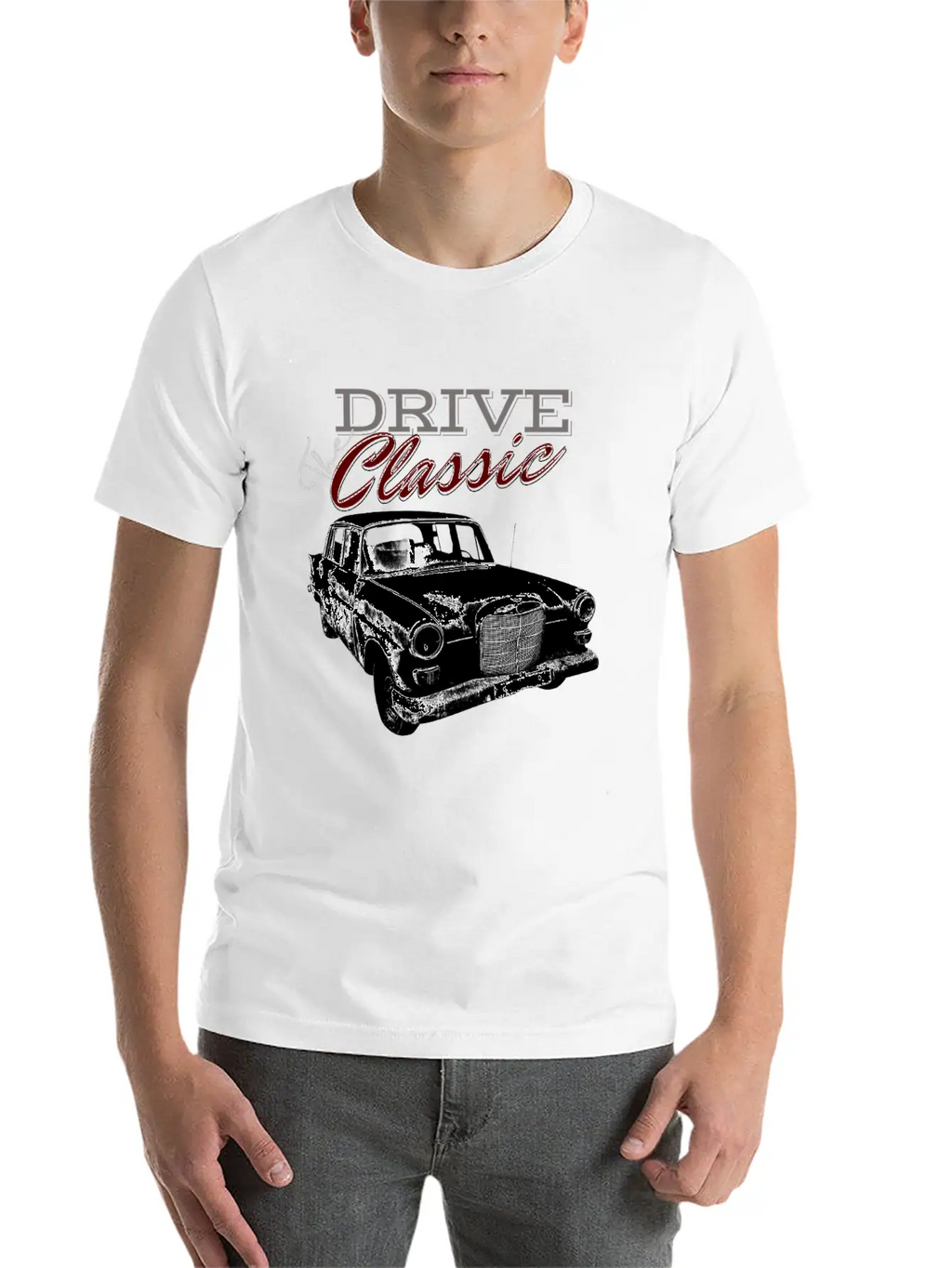 DRIVE The Classic Classic Cotton Tee – Unisex Comfort For Any Season