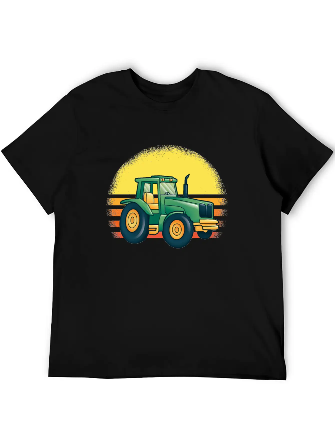 Driving A Tractor Essential Cotton Tee For Daily Outfits – Unisex Style