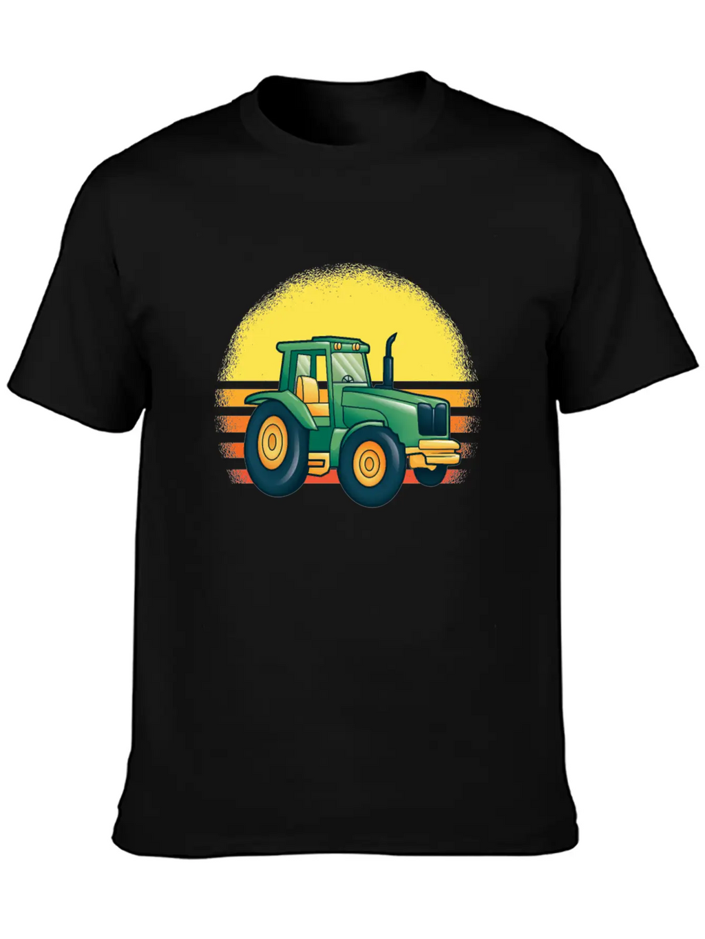 Driving A Tractor Essential Cotton Tee For Daily Outfits – Unisex Style