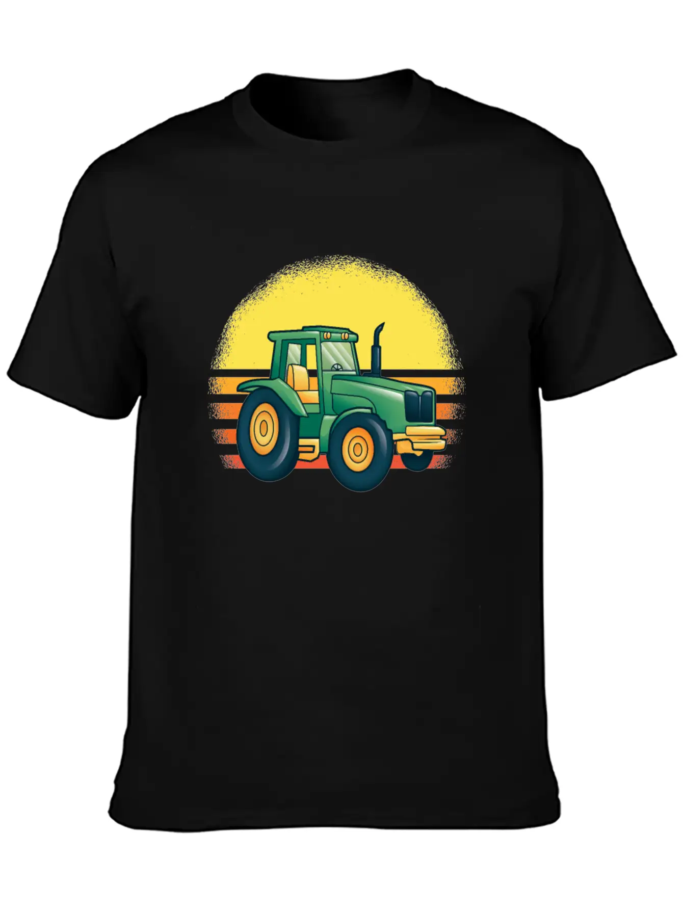 Driving A Tractor Essential Cotton Tee For Daily Outfits – Unisex Style