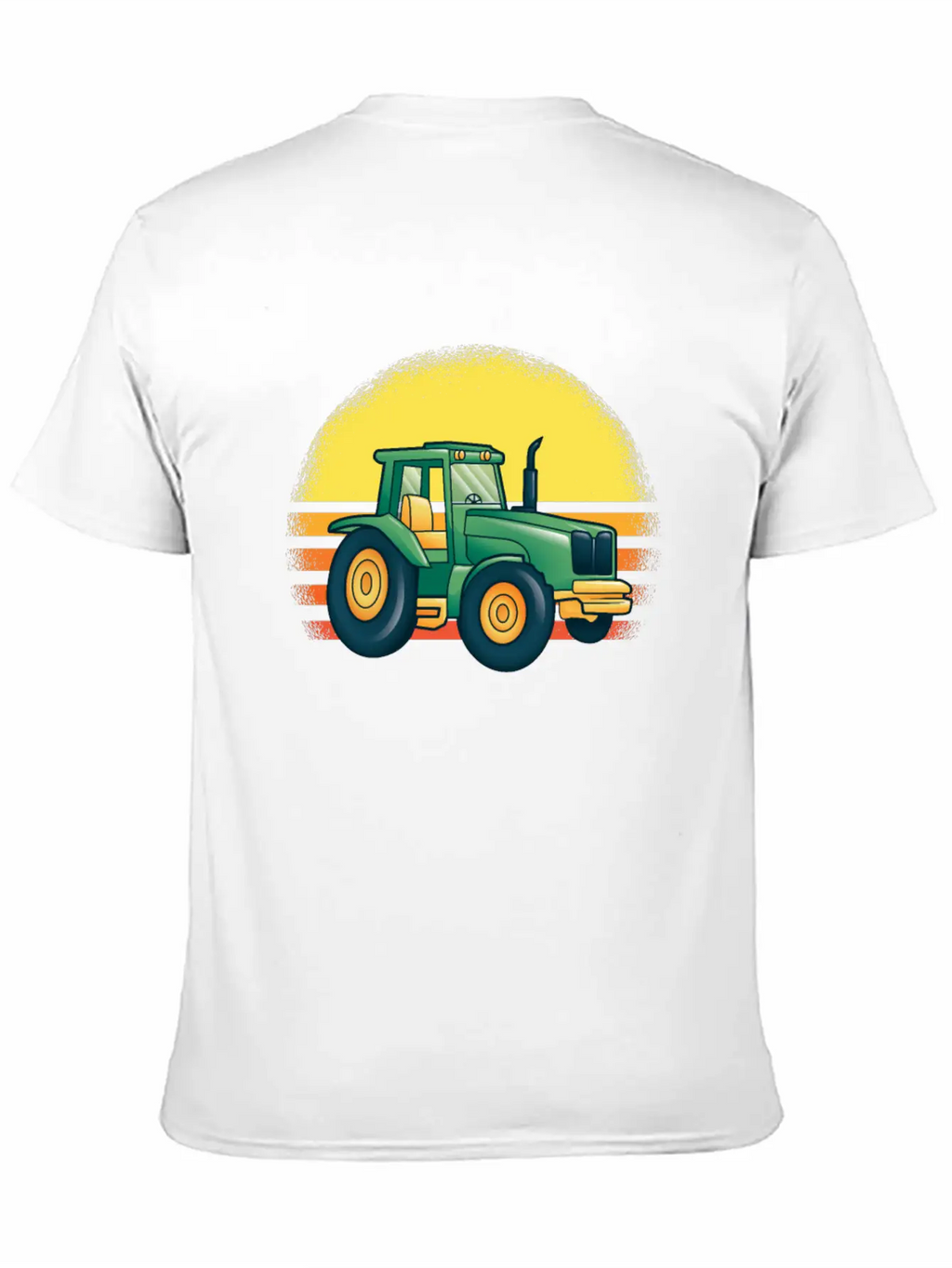 Driving A Tractor Essential Cotton Tee For Daily Outfits – Unisex Style
