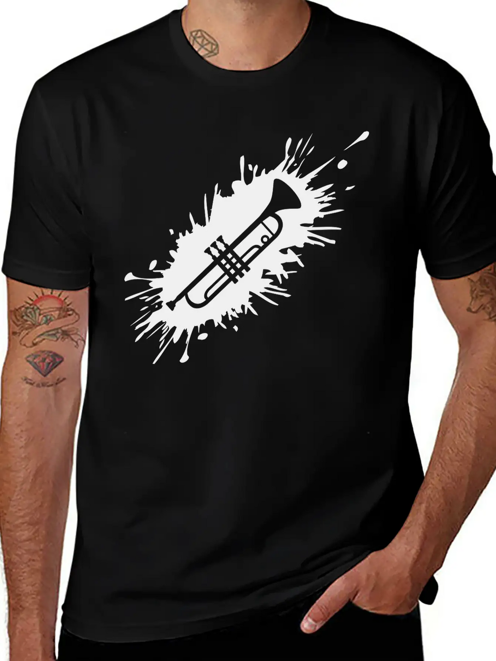 Drop Paint Splash Unisex Casual T-Shirt – Clean Design For Daily Comfort