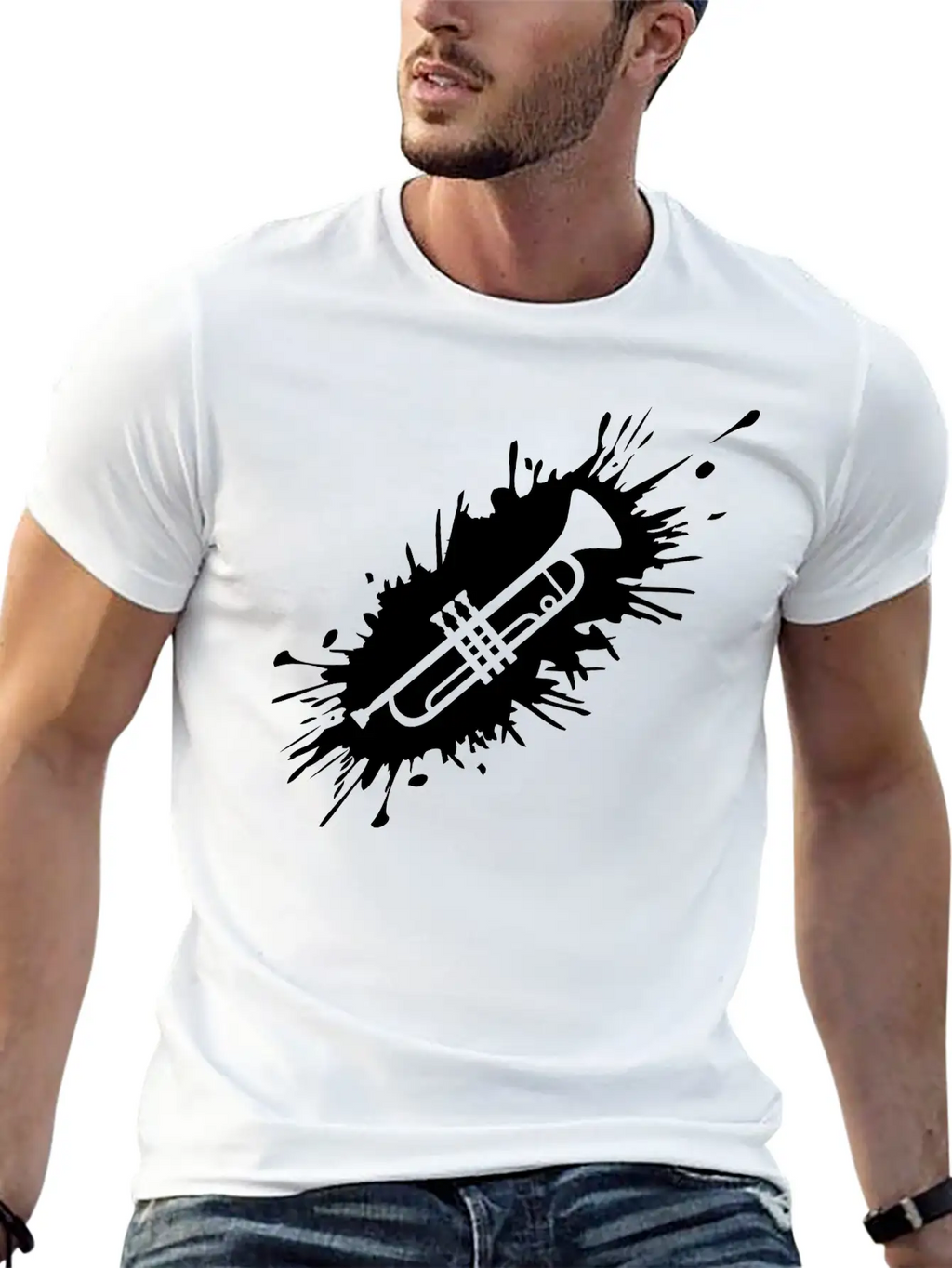 Drop Paint Splash Unisex Casual T-Shirt – Clean Design For Daily Comfort