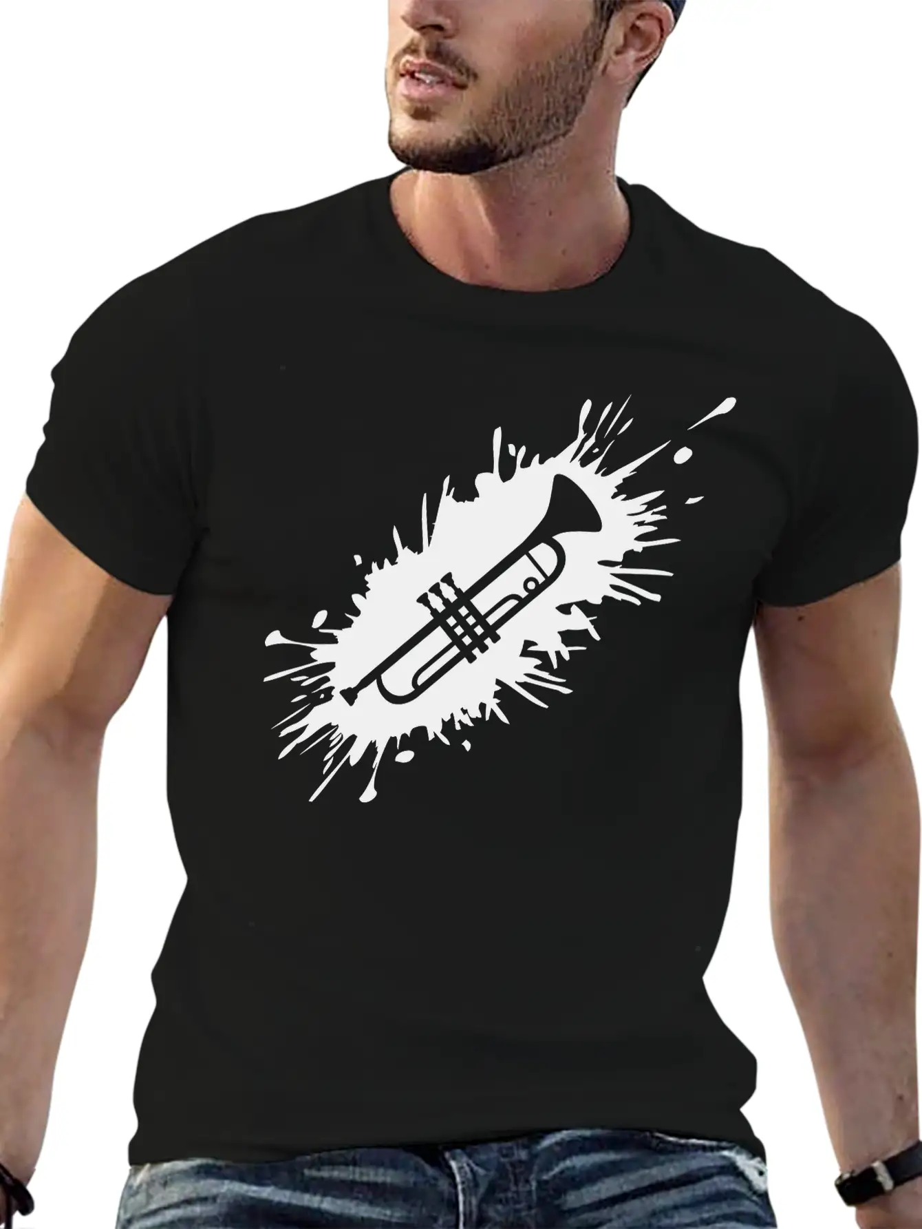 Drop Paint Splash Unisex Casual T-Shirt – Clean Design For Daily Comfort