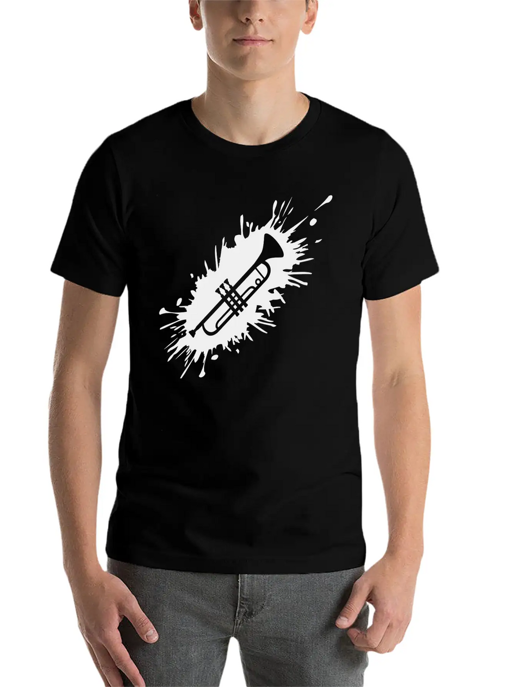 Drop Paint Splash Unisex Casual T-Shirt – Clean Design For Daily Comfort