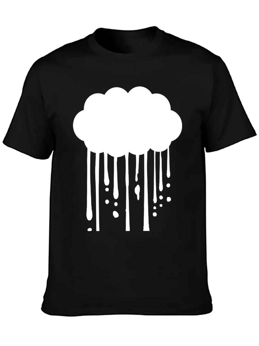 Drops Graffiti Rain Breathable Graphic T-Shirt – Perfect For Casual Days