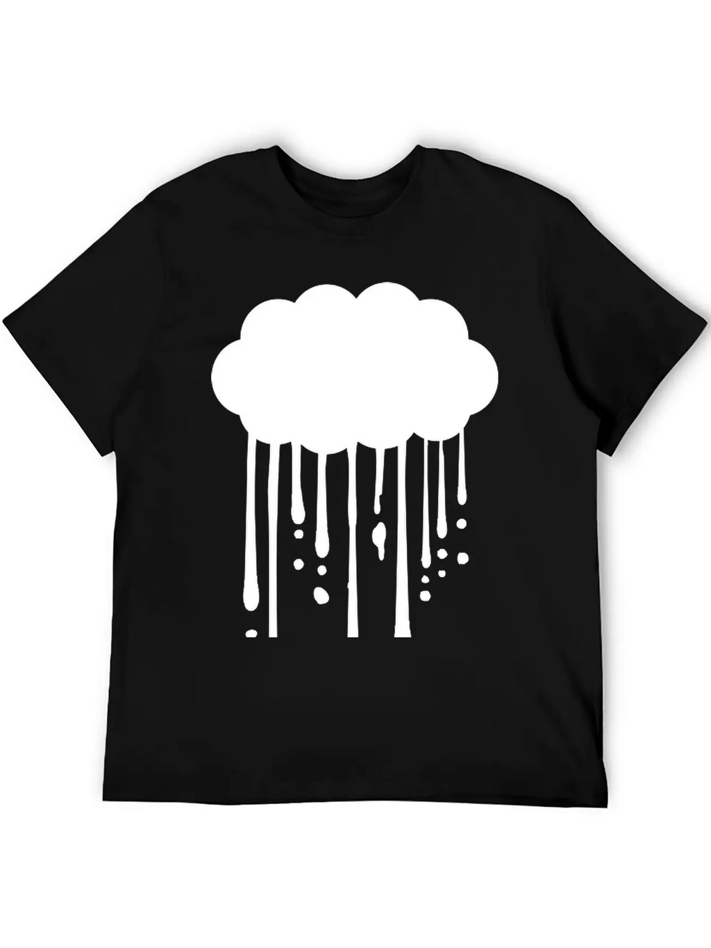 Drops Graffiti Rain Breathable Graphic T-Shirt – Perfect For Casual Days