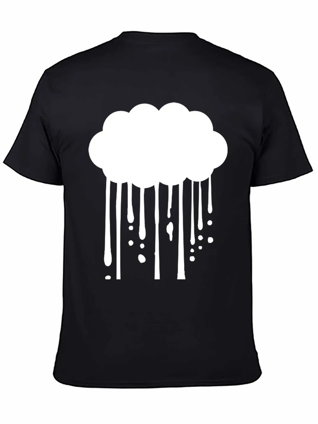 Drops Graffiti Rain Breathable Graphic T-Shirt – Perfect For Casual Days