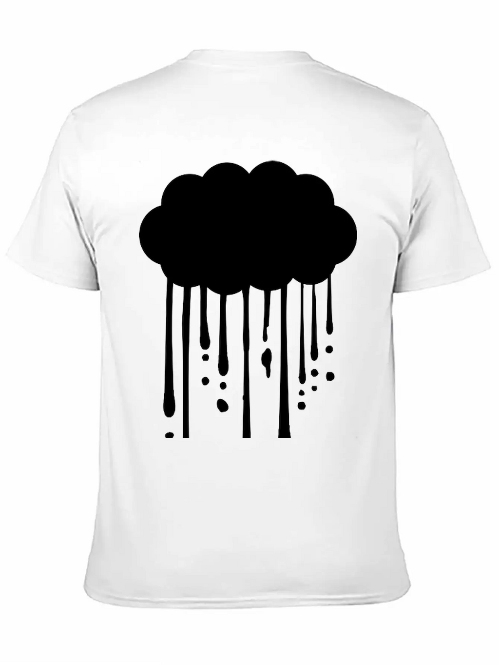 Drops Graffiti Rain Breathable Graphic T-Shirt – Perfect For Casual Days