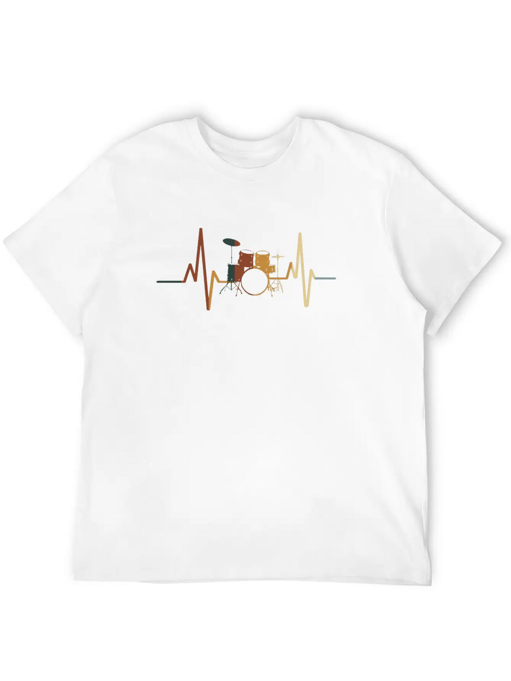 Drum Band Essential Cotton Tee For Daily Outfits – Unisex Style