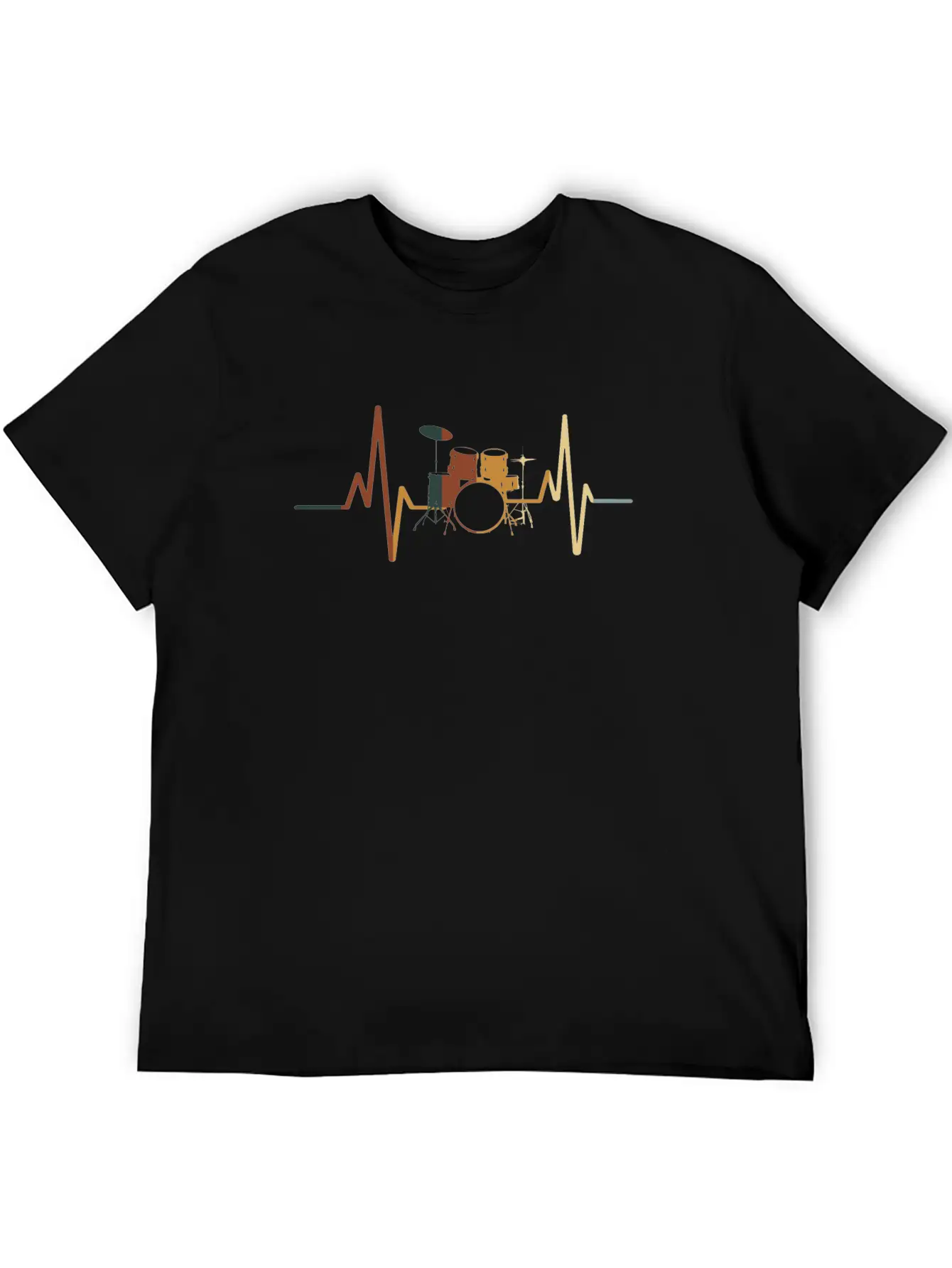 Drum Band Essential Cotton Tee For Daily Outfits – Unisex Style