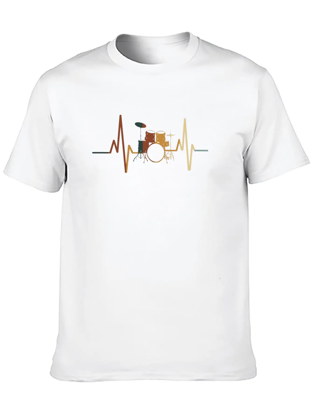 Drum Band Essential Cotton Tee For Daily Outfits – Unisex Style