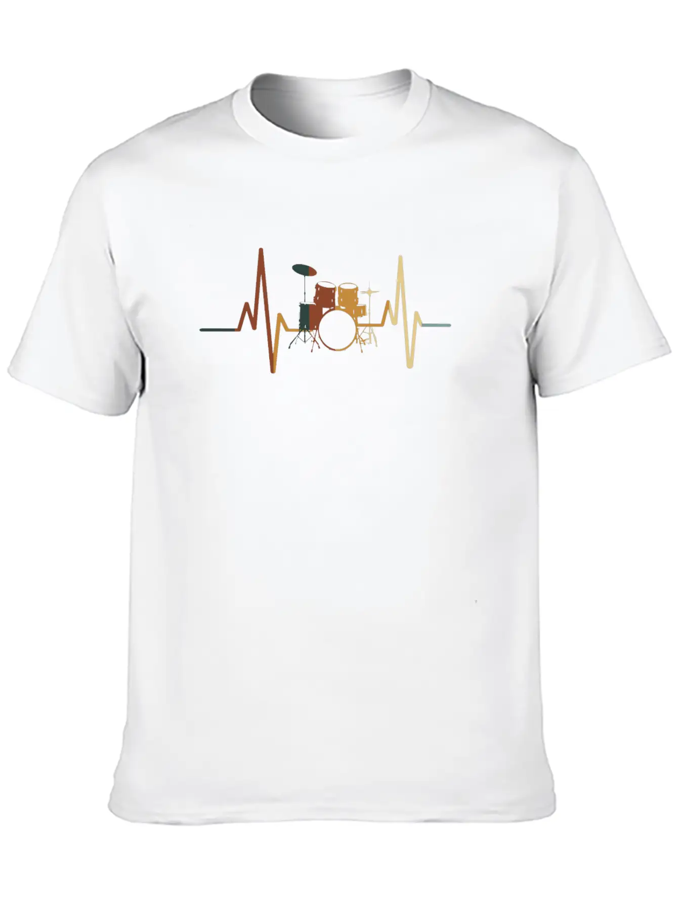 Drum Band Essential Cotton Tee For Daily Outfits – Unisex Style