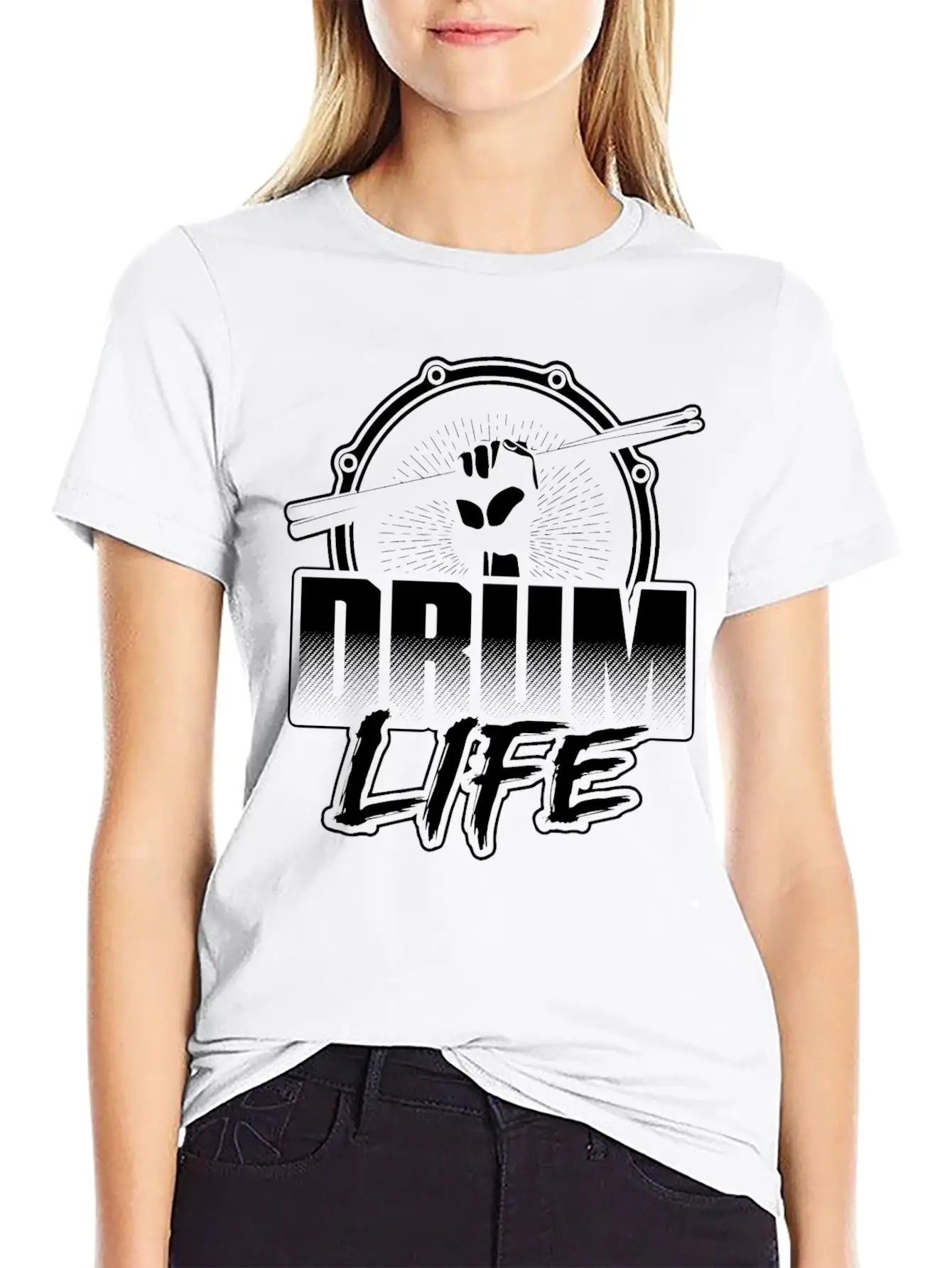 Drum Player - Drum Life T-shirt Classic Cotton Tee – Unisex Comfort For Any Season
