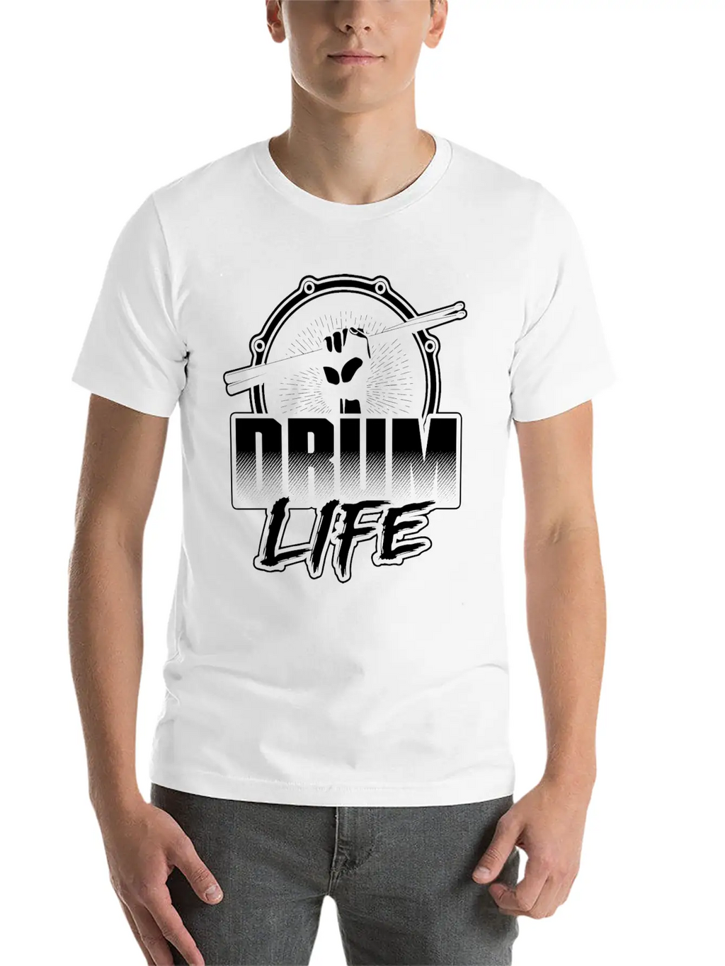 Drum Player - Drum Life T-shirt Classic Cotton Tee – Unisex Comfort For Any Season