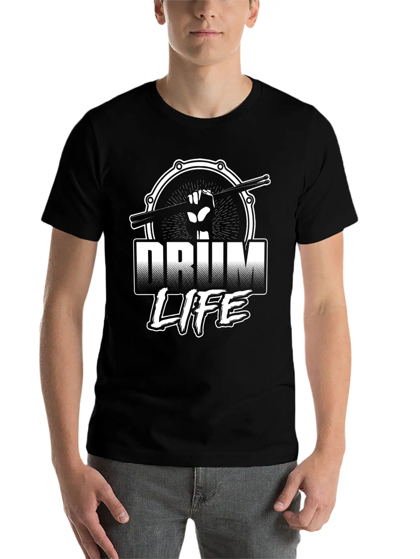 Drum Player - Drum Life T-shirt Classic Cotton Tee – Unisex Comfort For Any Season