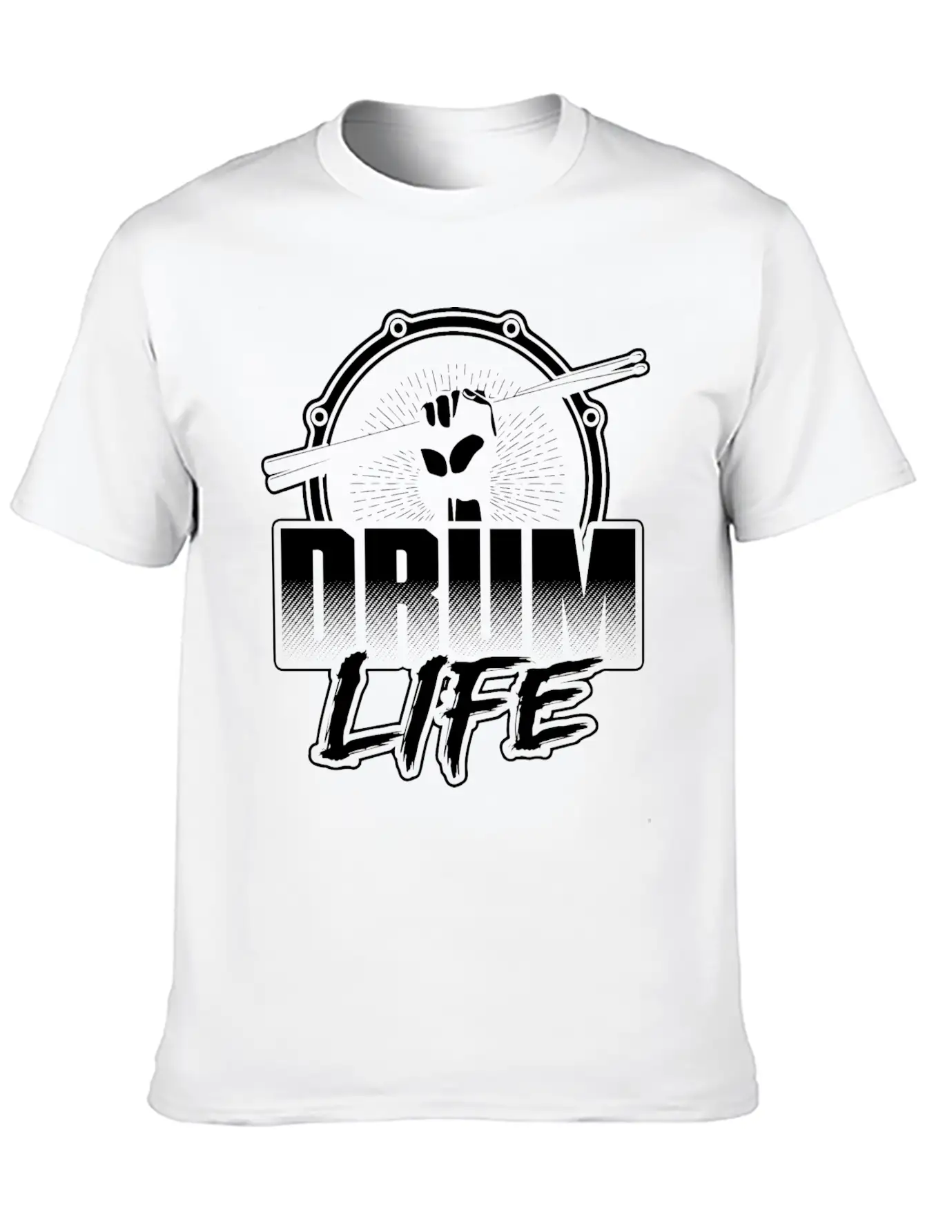 Drum Player - Drum Life T-shirt Classic Cotton Tee – Unisex Comfort For Any Season