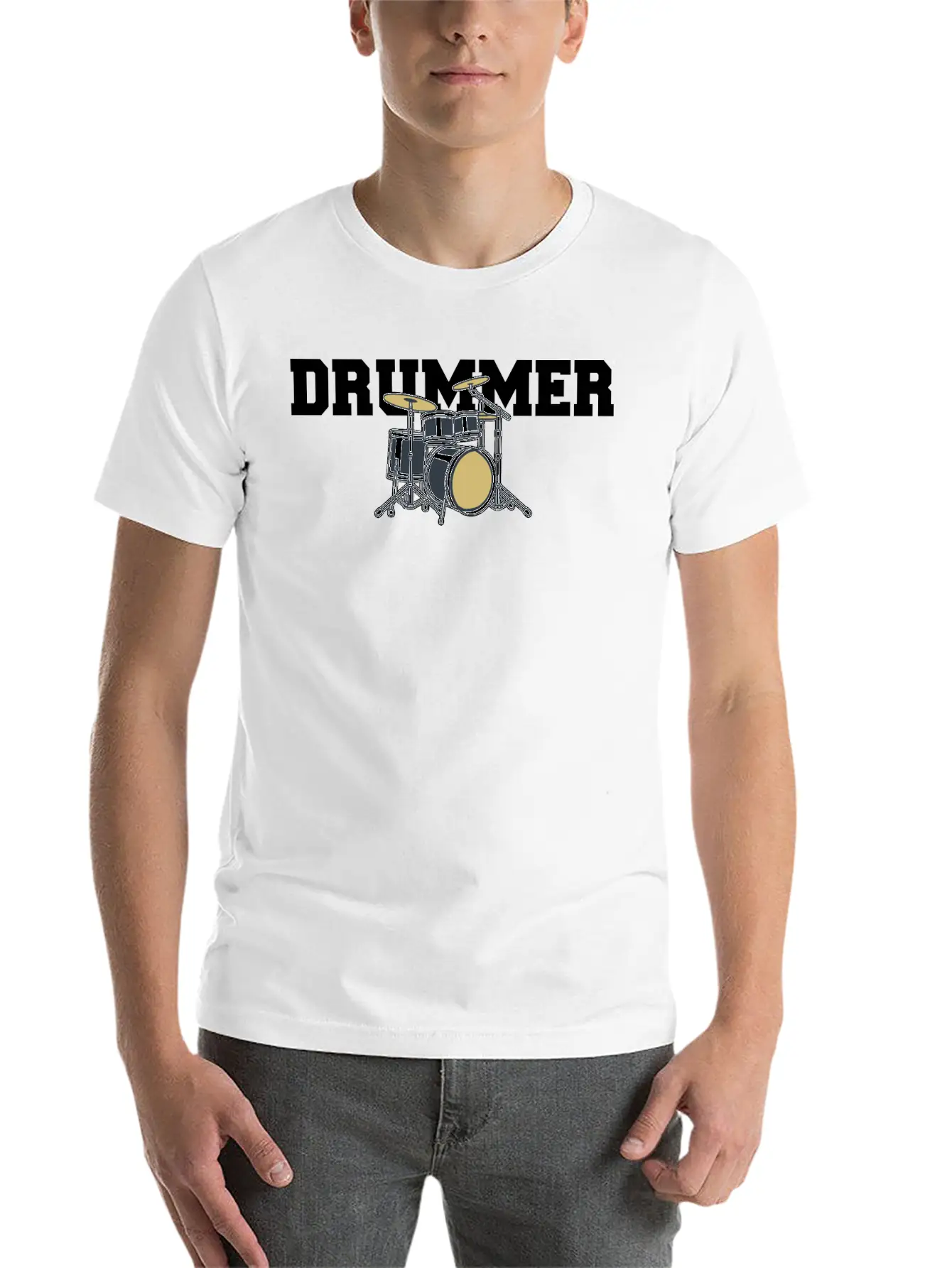Drummer Drums Classic Cotton Tee – Unisex Comfort For Any Season
