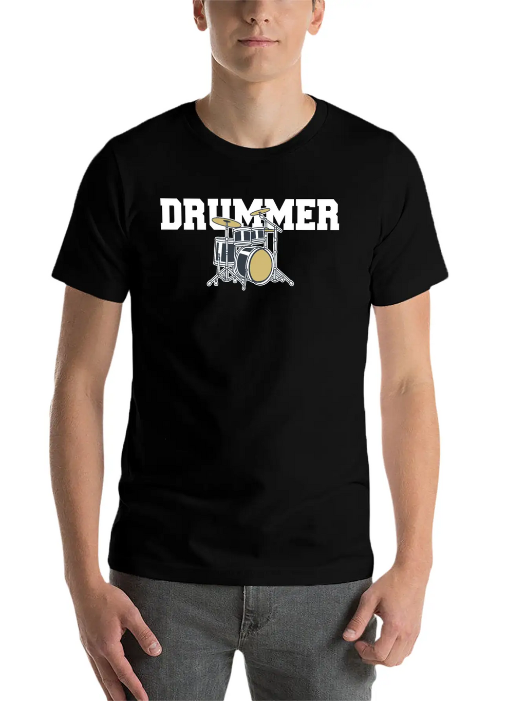 Drummer Drums Classic Cotton Tee – Unisex Comfort For Any Season