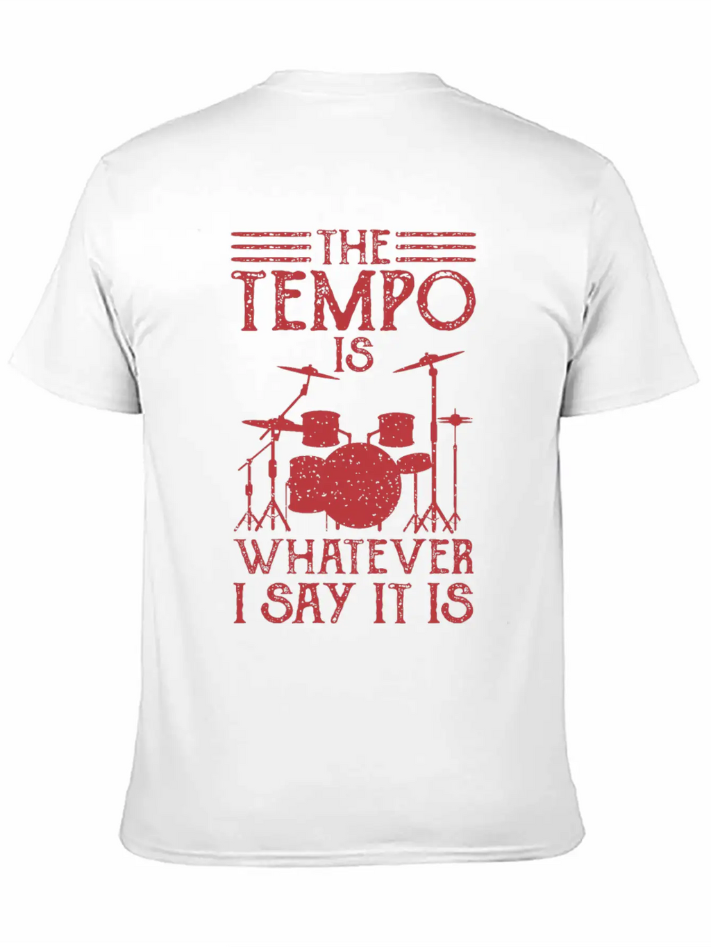 DRUMMER Gift Musician For Drummer Girl THE TEMPO Classic Cotton Tee – Unisex Comfort For Any Season
