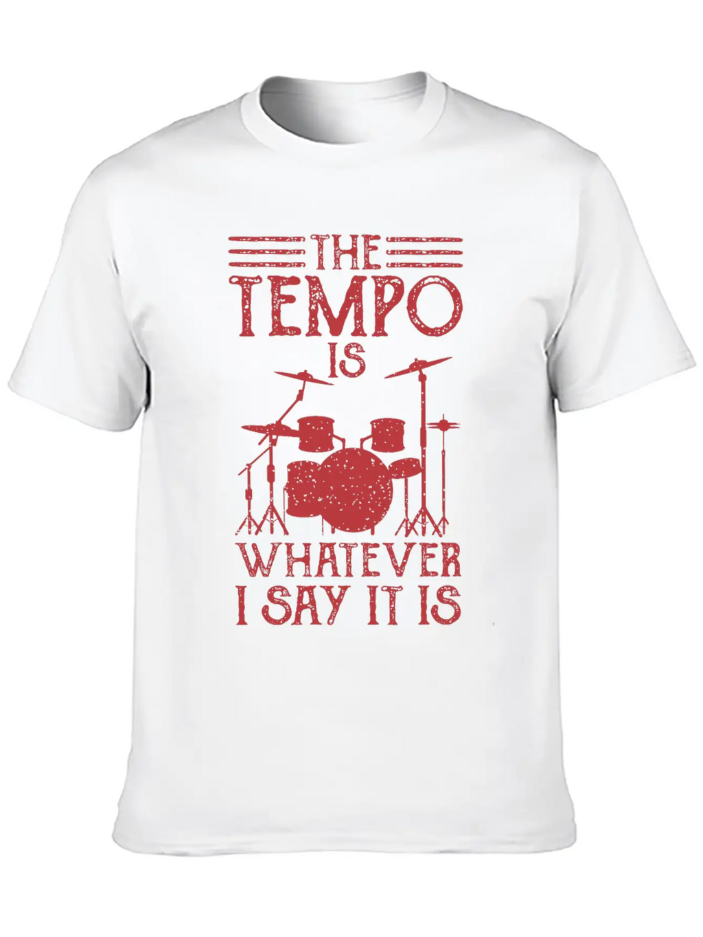 DRUMMER Gift Musician For Drummer Girl THE TEMPO Classic Cotton Tee – Unisex Comfort For Any Season