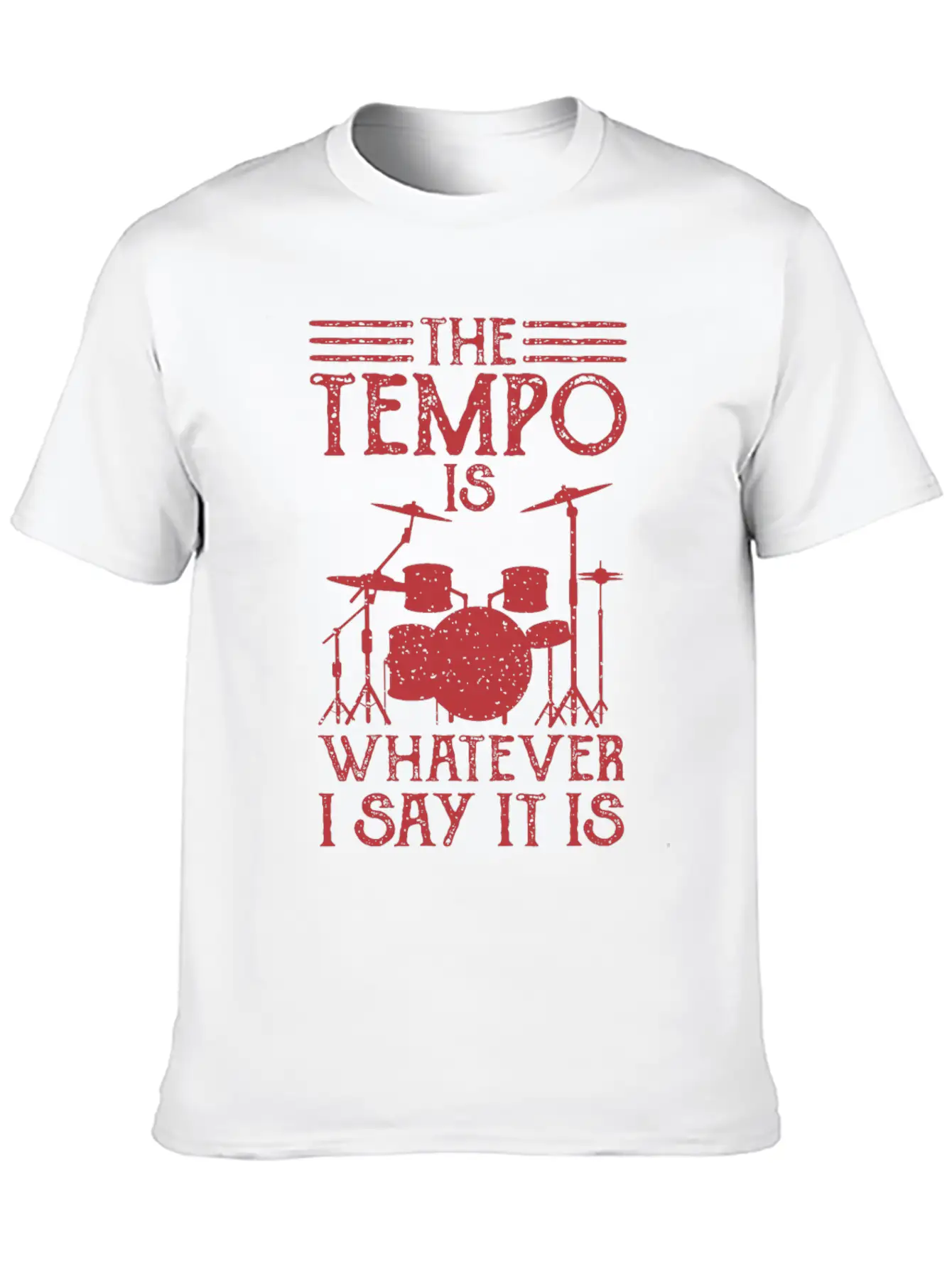 DRUMMER Gift Musician For Drummer Girl THE TEMPO Classic Cotton Tee – Unisex Comfort For Any Season