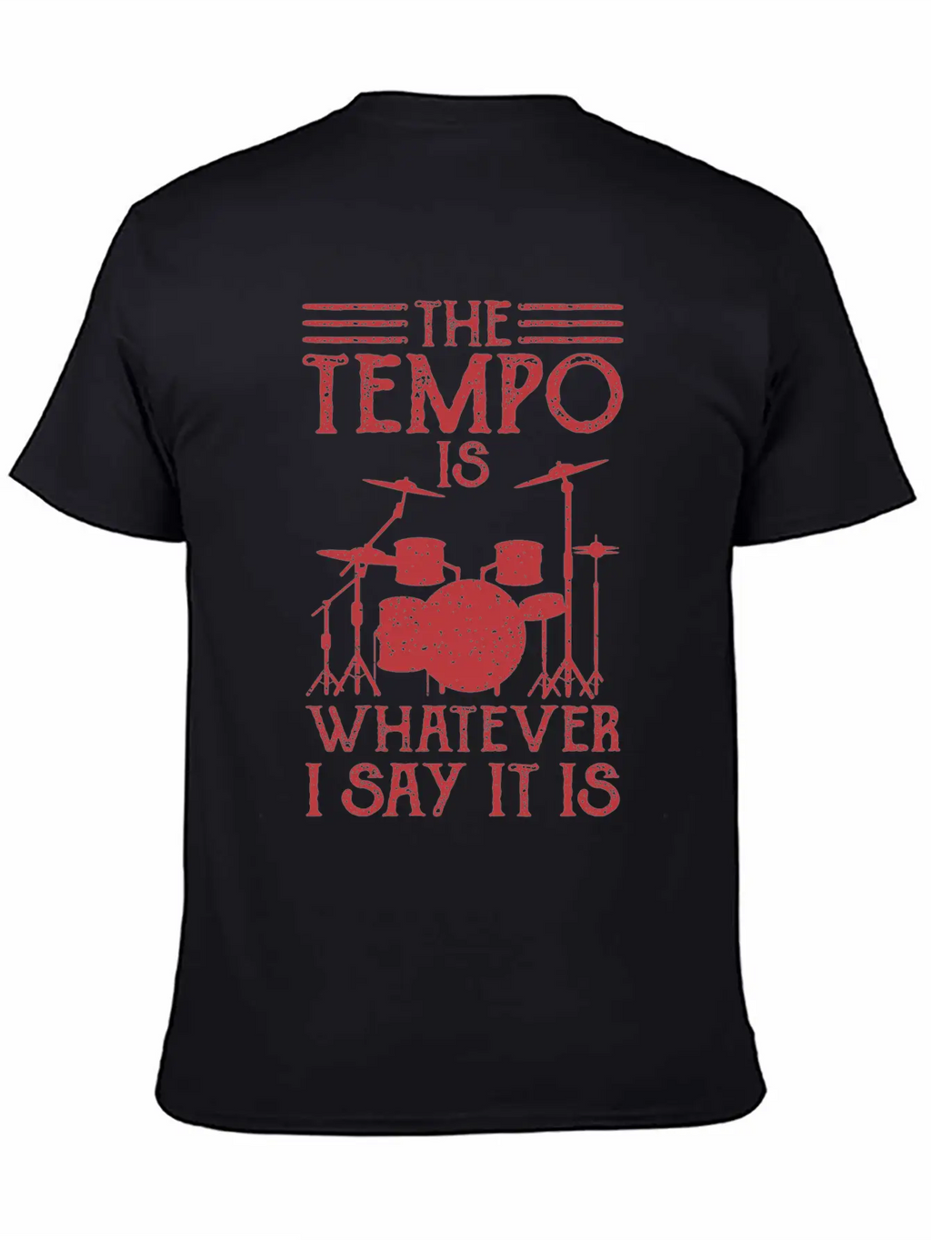 DRUMMER Gift Musician For Drummer Girl THE TEMPO Classic Cotton Tee – Unisex Comfort For Any Season