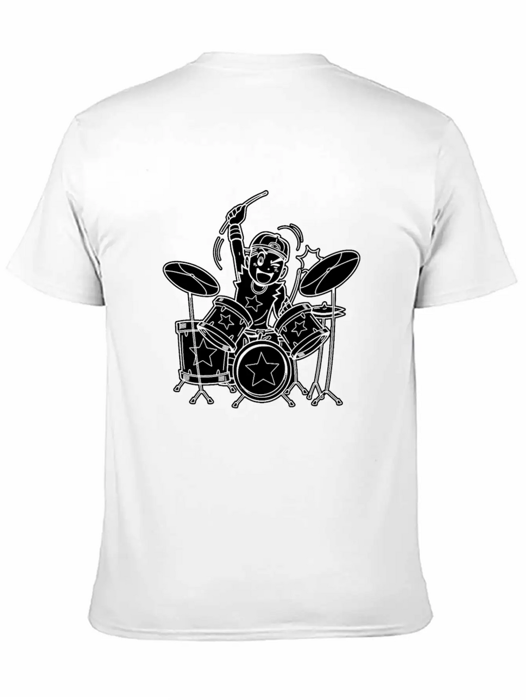 Drumming Drummer Timeless Short Sleeve Tee – Comfy And Minimalist Design