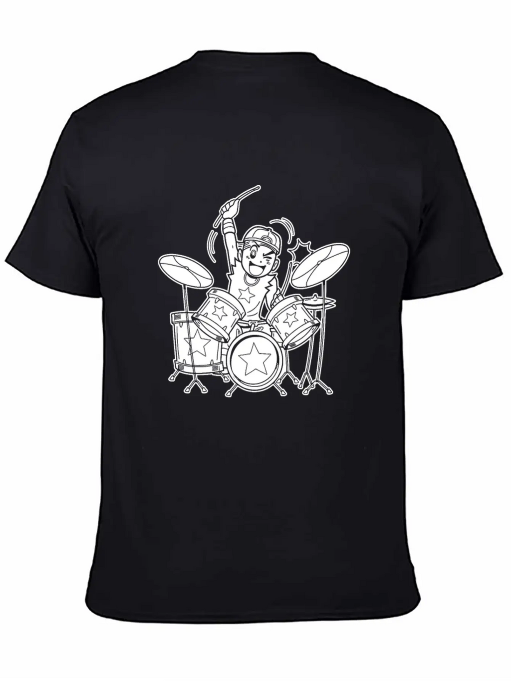 Drumming Drummer Timeless Short Sleeve Tee – Comfy And Minimalist Design