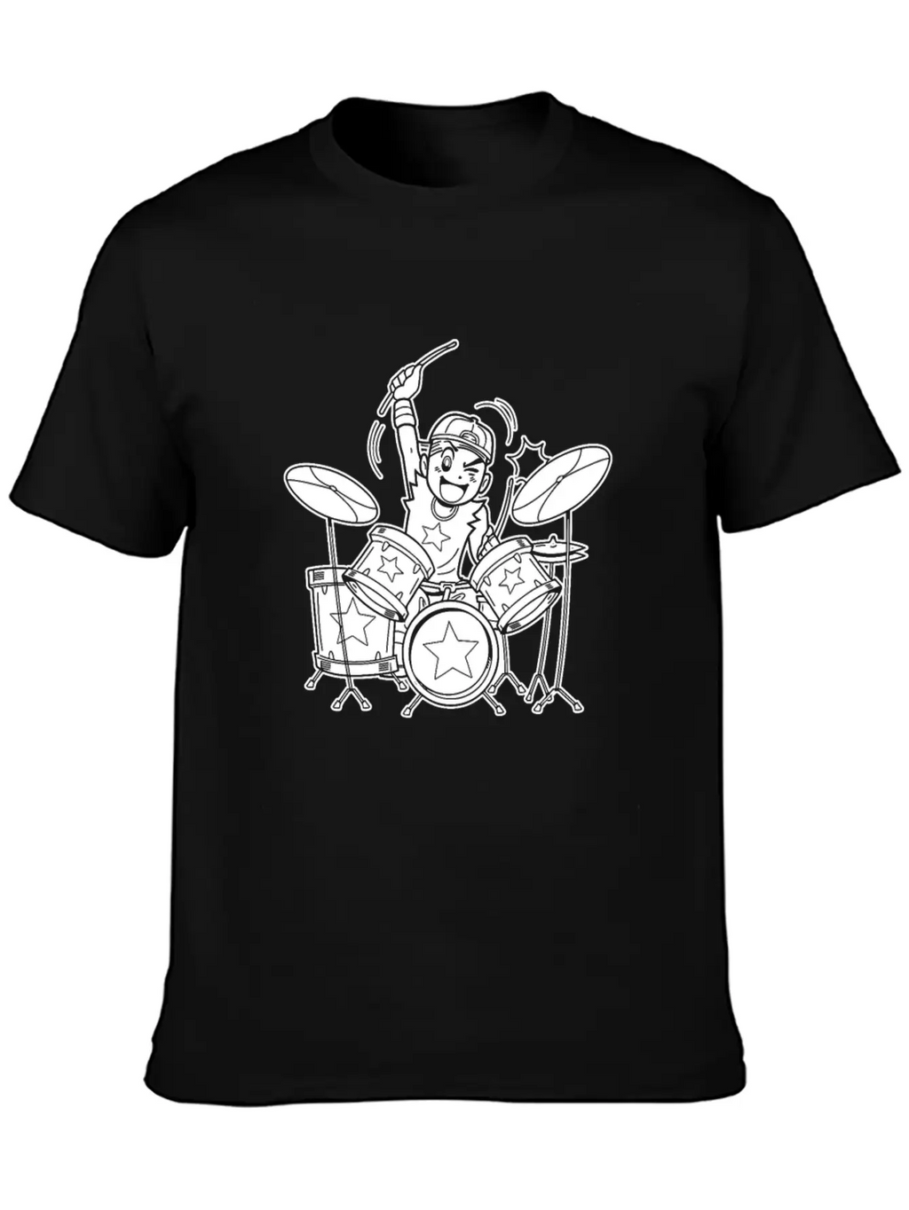 Drumming Drummer Timeless Short Sleeve Tee – Comfy And Minimalist Design