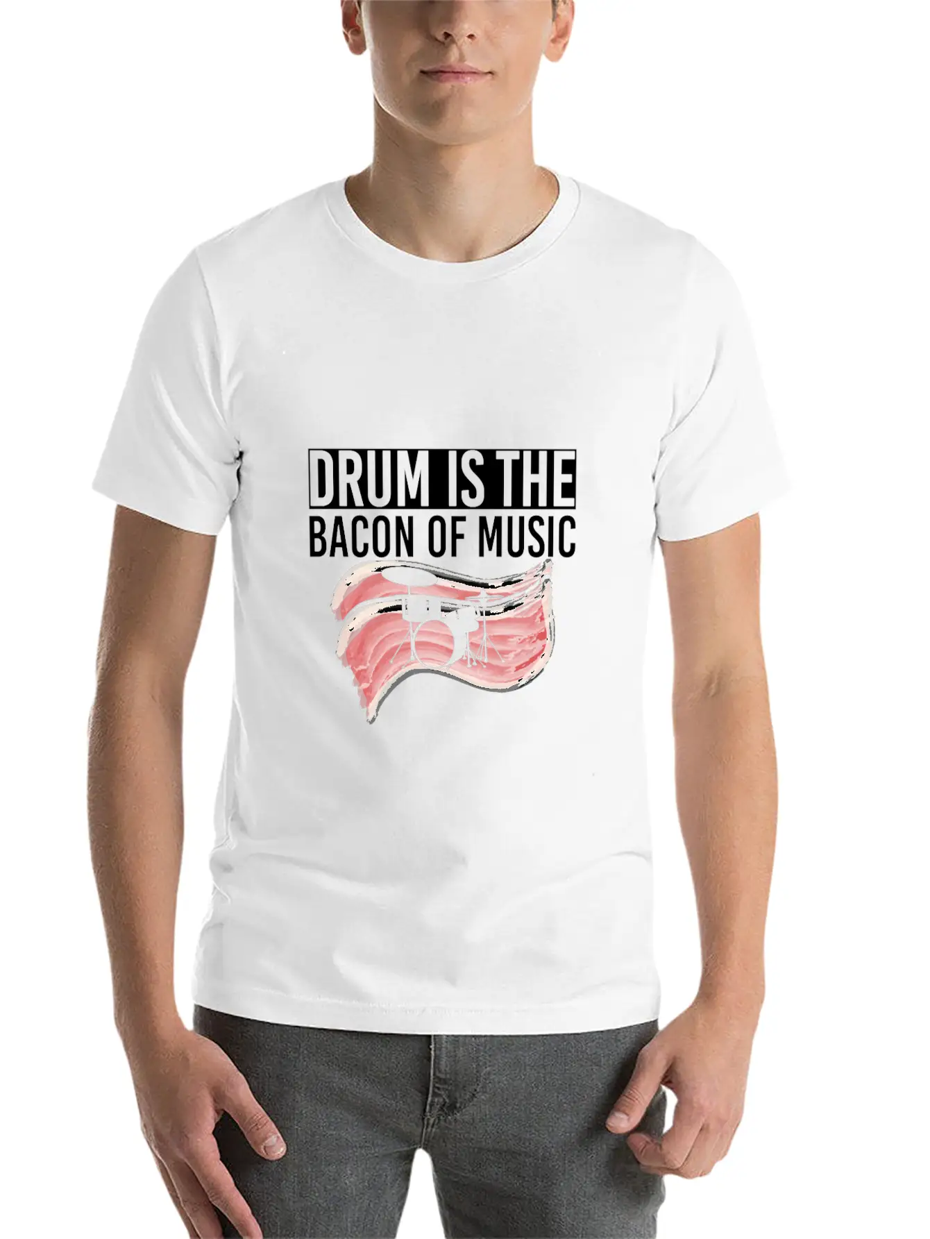 Drums Band Drum Drummer Drum Unisex Casual T-Shirt – Clean Design For Daily Comfort