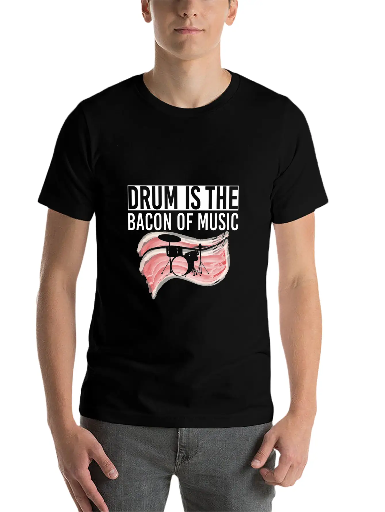 Drums Band Drum Drummer Drum Unisex Casual T-Shirt – Clean Design For Daily Comfort