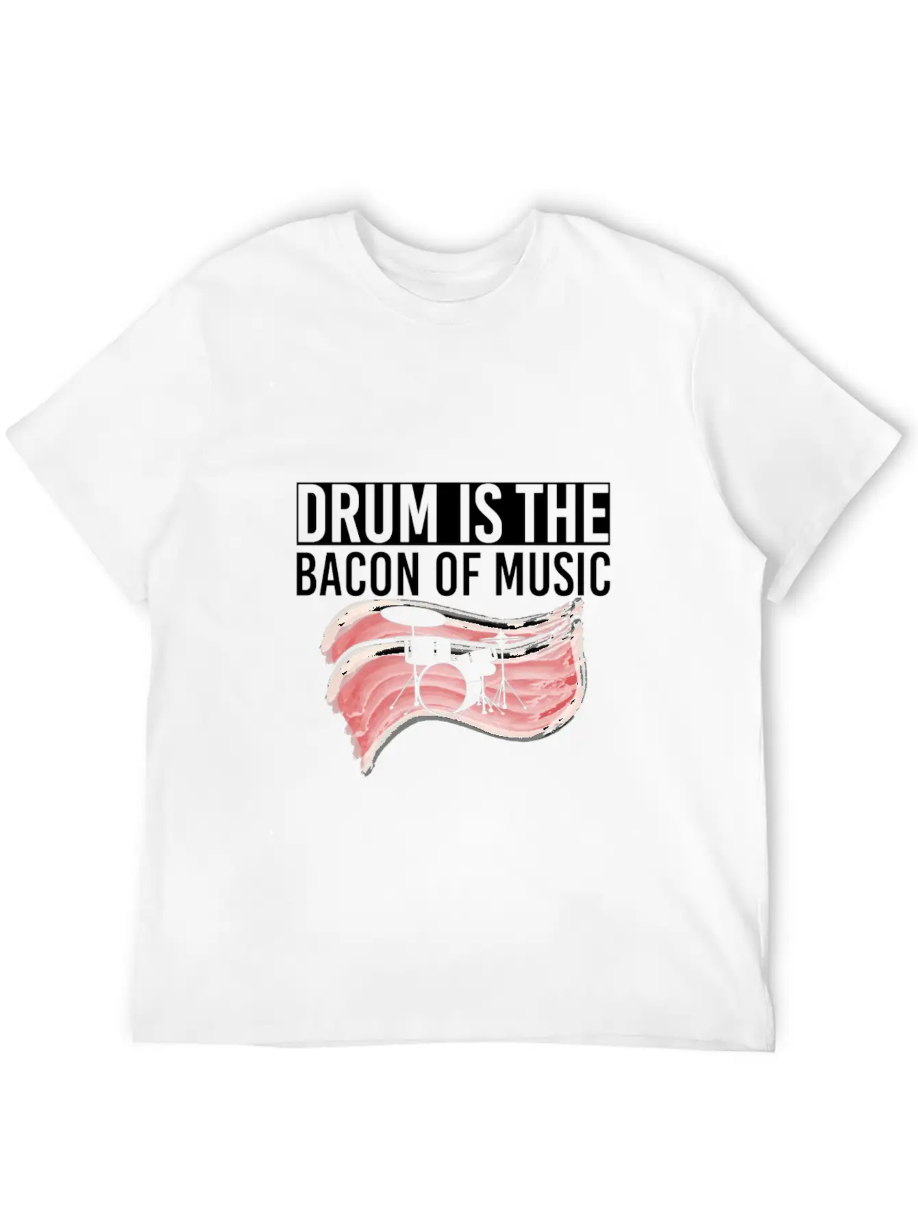 Drums Band Drum Drummer Drum Unisex Casual T-Shirt – Clean Design For Daily Comfort