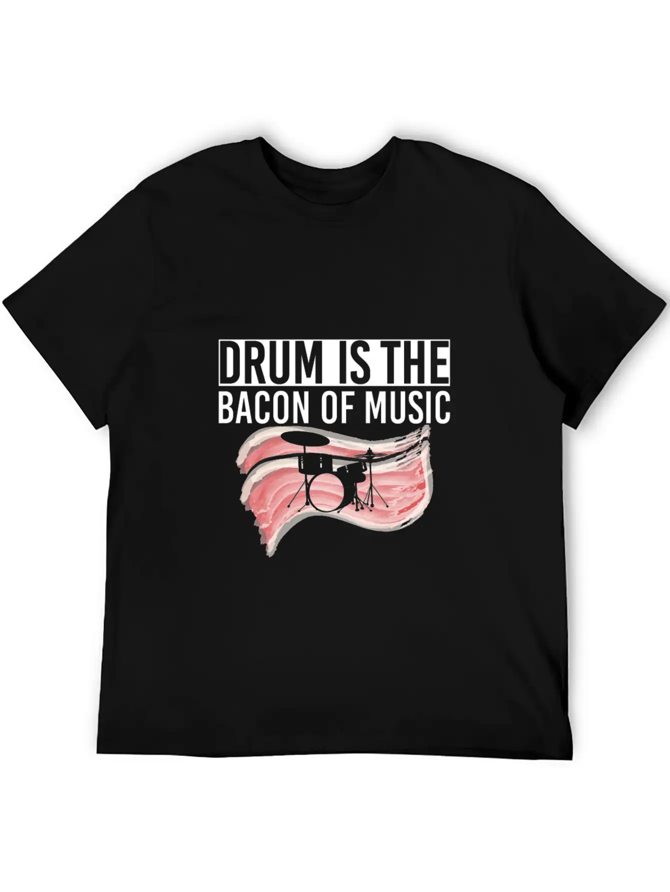 Drums Band Drum Drummer Drum Unisex Casual T-Shirt – Clean Design For Daily Comfort