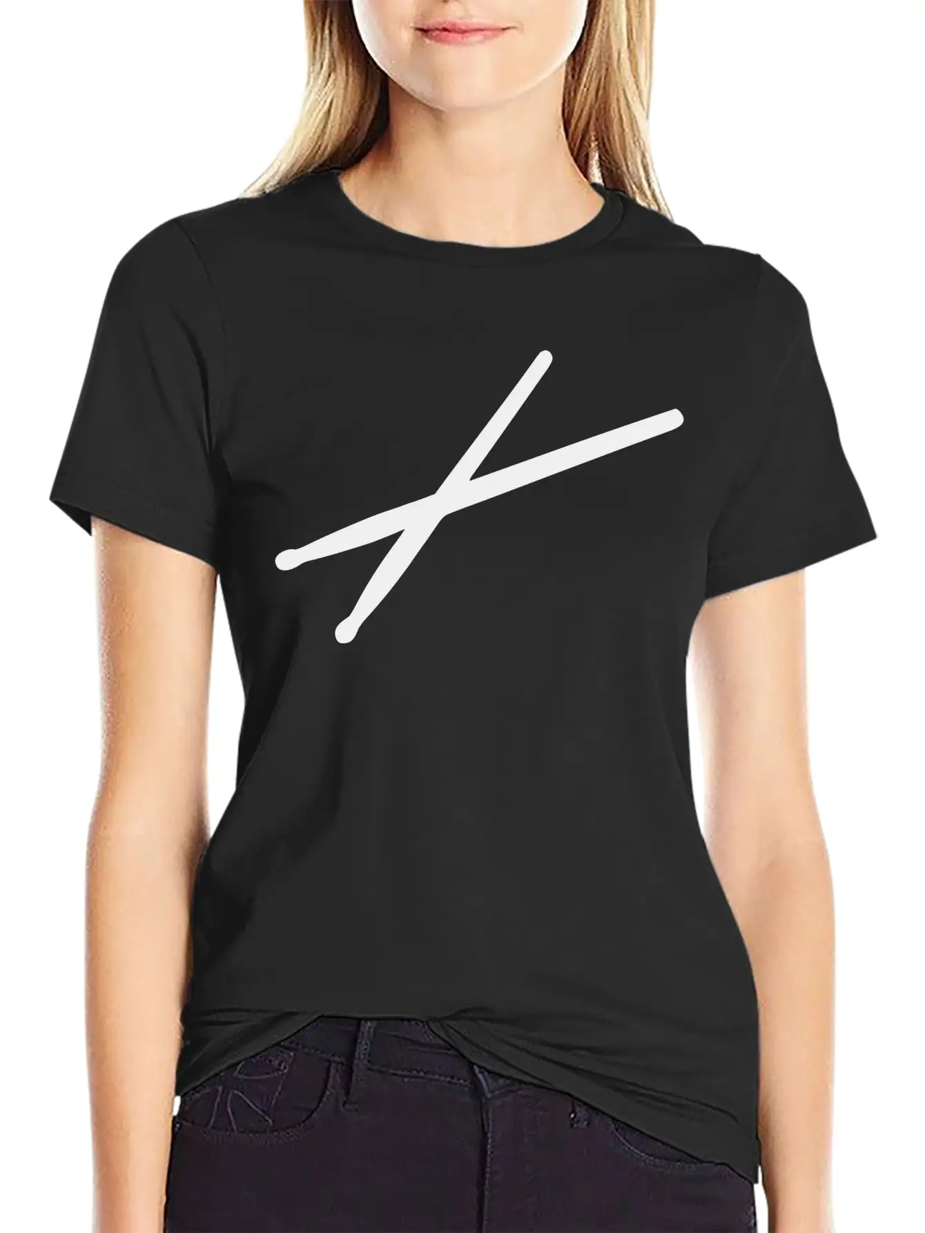 Drums - Drumsticks Breathable Graphic T-Shirt – Perfect For Casual Days