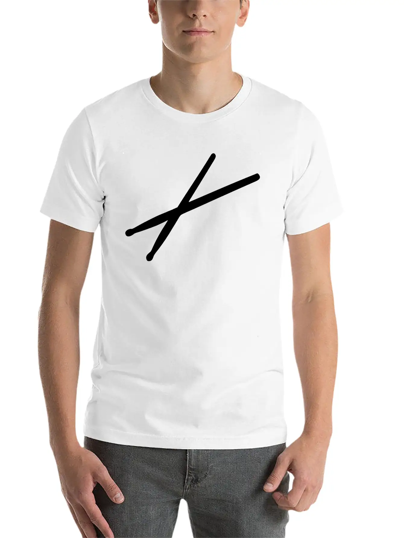 Drums - Drumsticks Breathable Graphic T-Shirt – Perfect For Casual Days