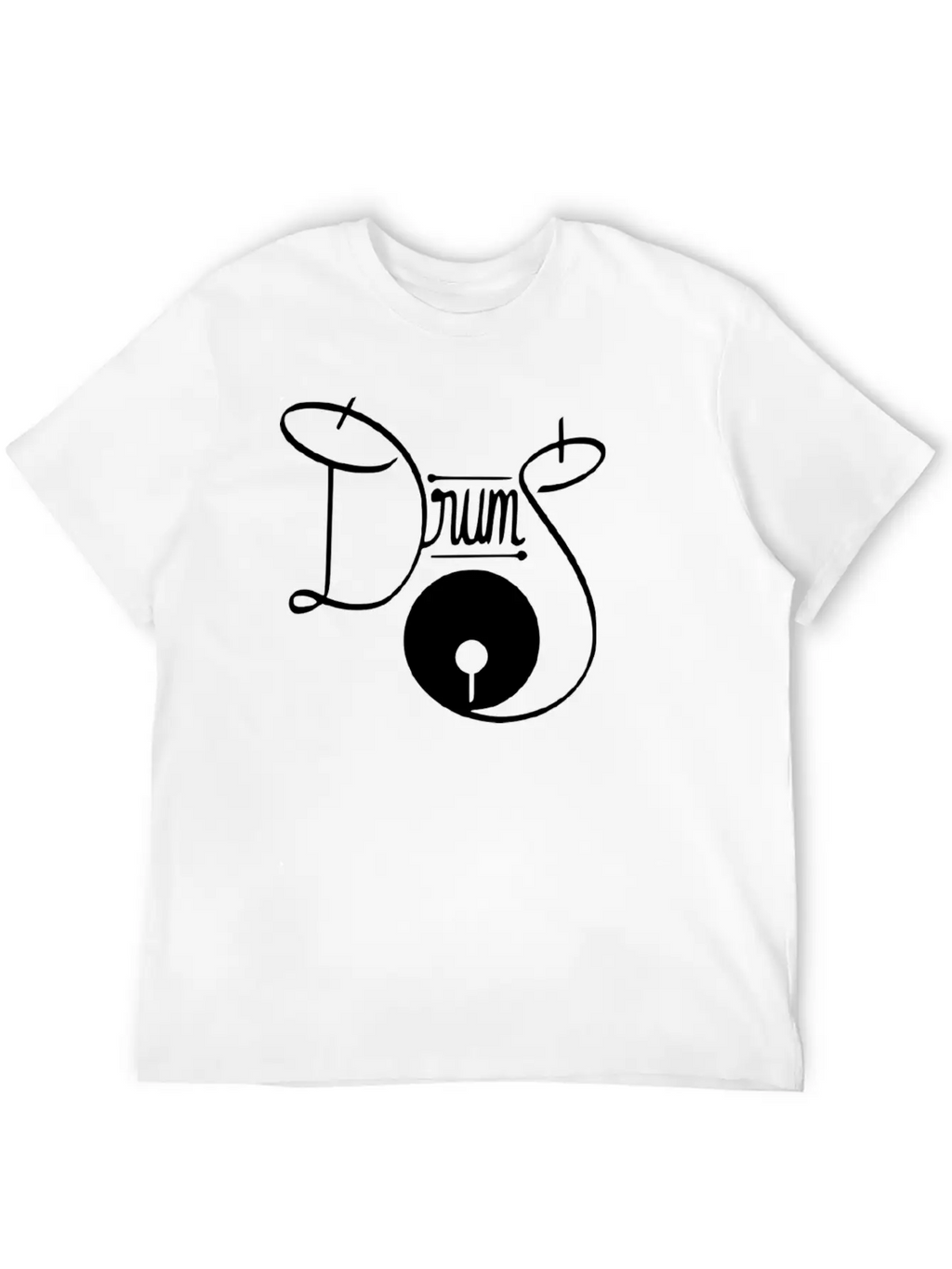 Drums Stylish Everyday T-Shirt – Unisex Basic Cotton Tee