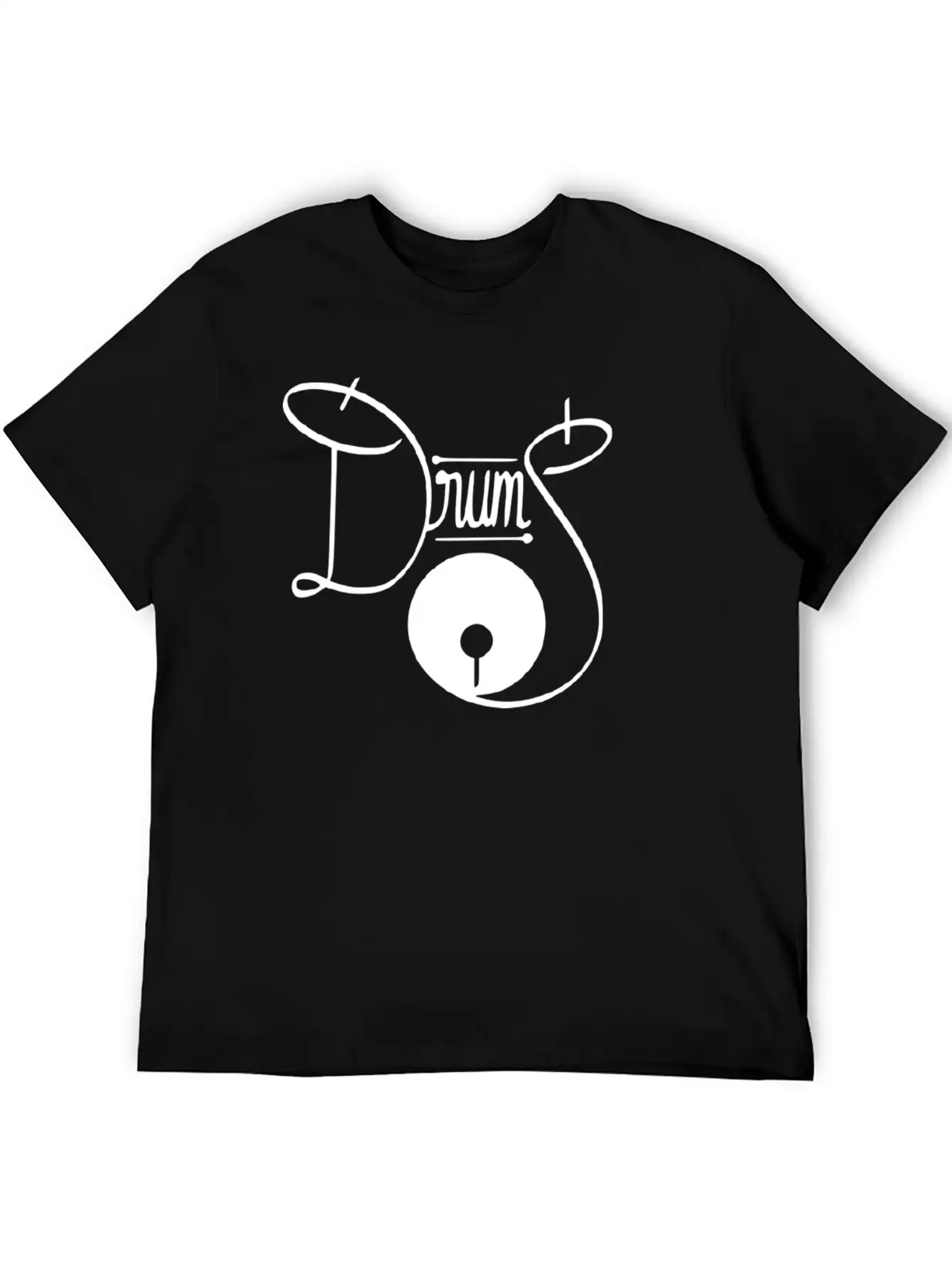 Drums Stylish Everyday T-Shirt – Unisex Basic Cotton Tee