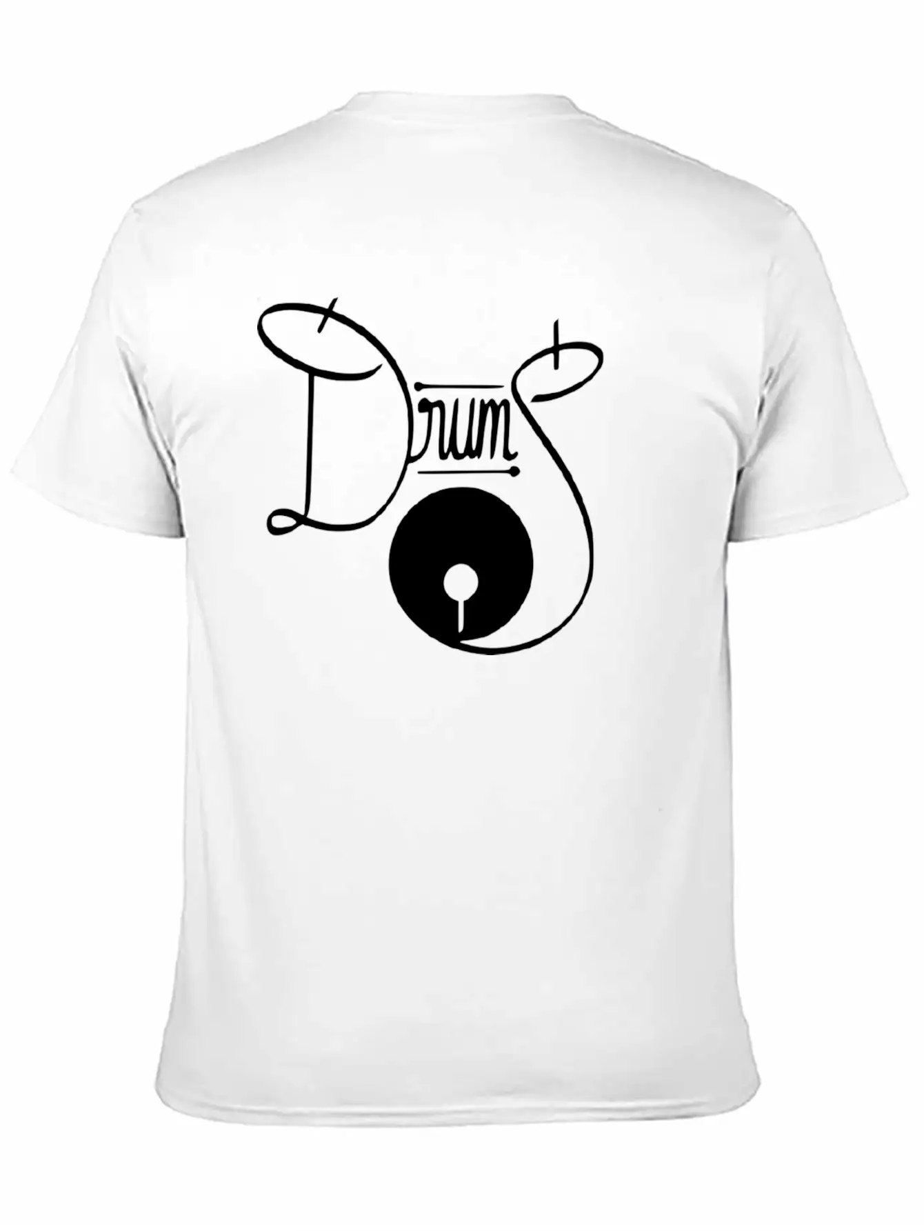 Drums Stylish Everyday T-Shirt – Unisex Basic Cotton Tee