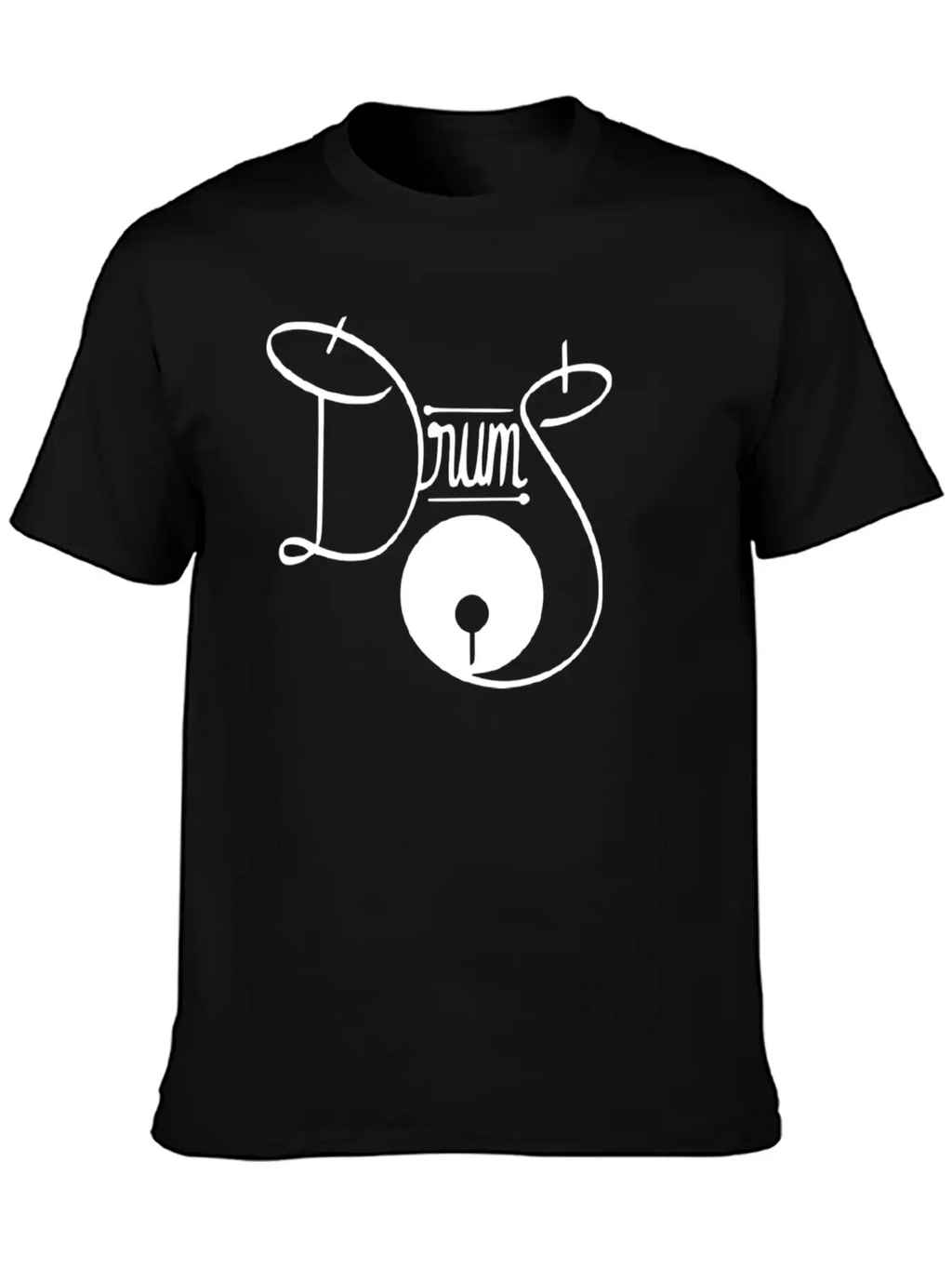 Drums Stylish Everyday T-Shirt – Unisex Basic Cotton Tee