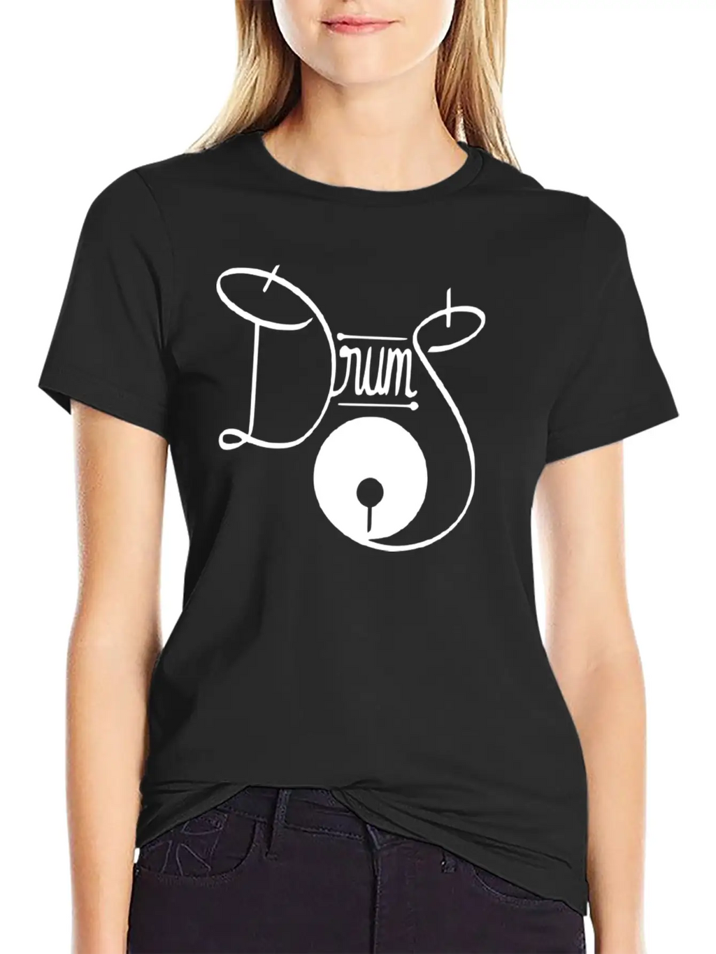Drums Stylish Everyday T-Shirt – Unisex Basic Cotton Tee
