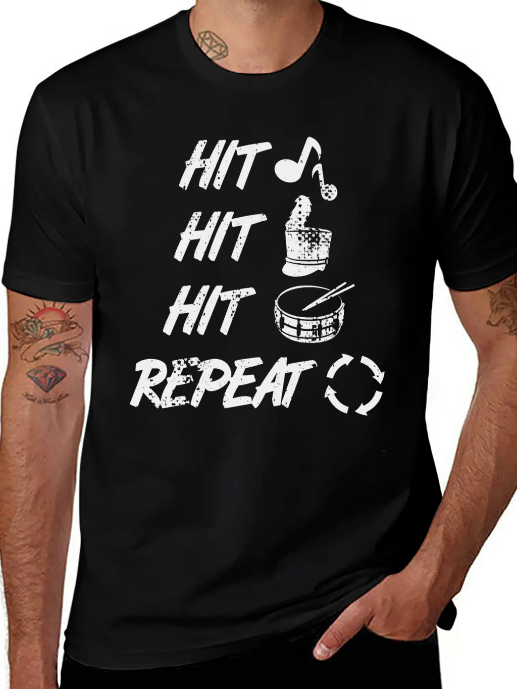 Drums Techniques Classic Cotton Tee – Unisex Comfort For Any Season