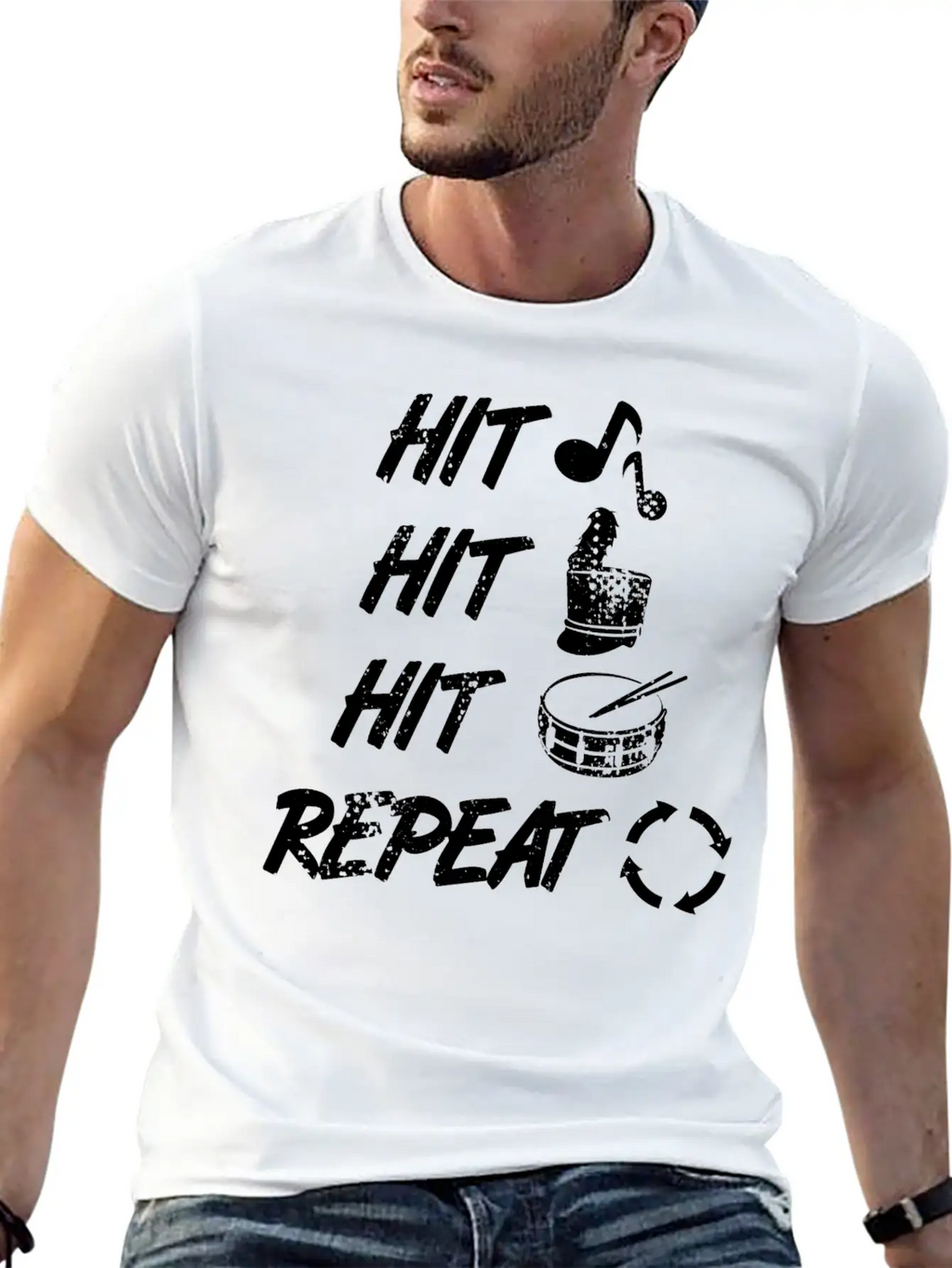Drums Techniques Classic Cotton Tee – Unisex Comfort For Any Season